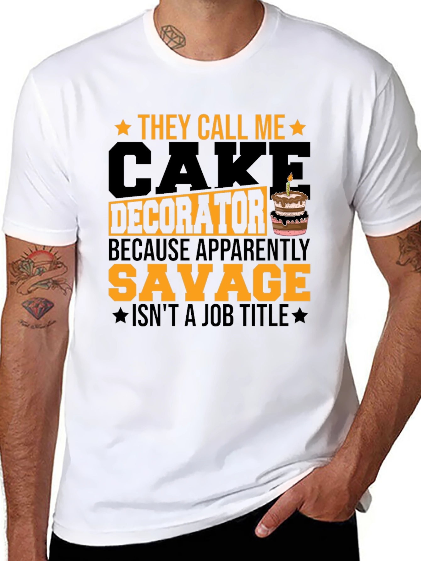 Cake Decorator Savage Funny T-Shirt