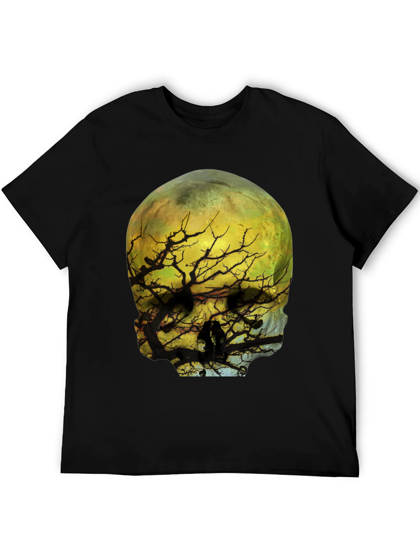 Skull Tree Graphic Tee - Unique Design