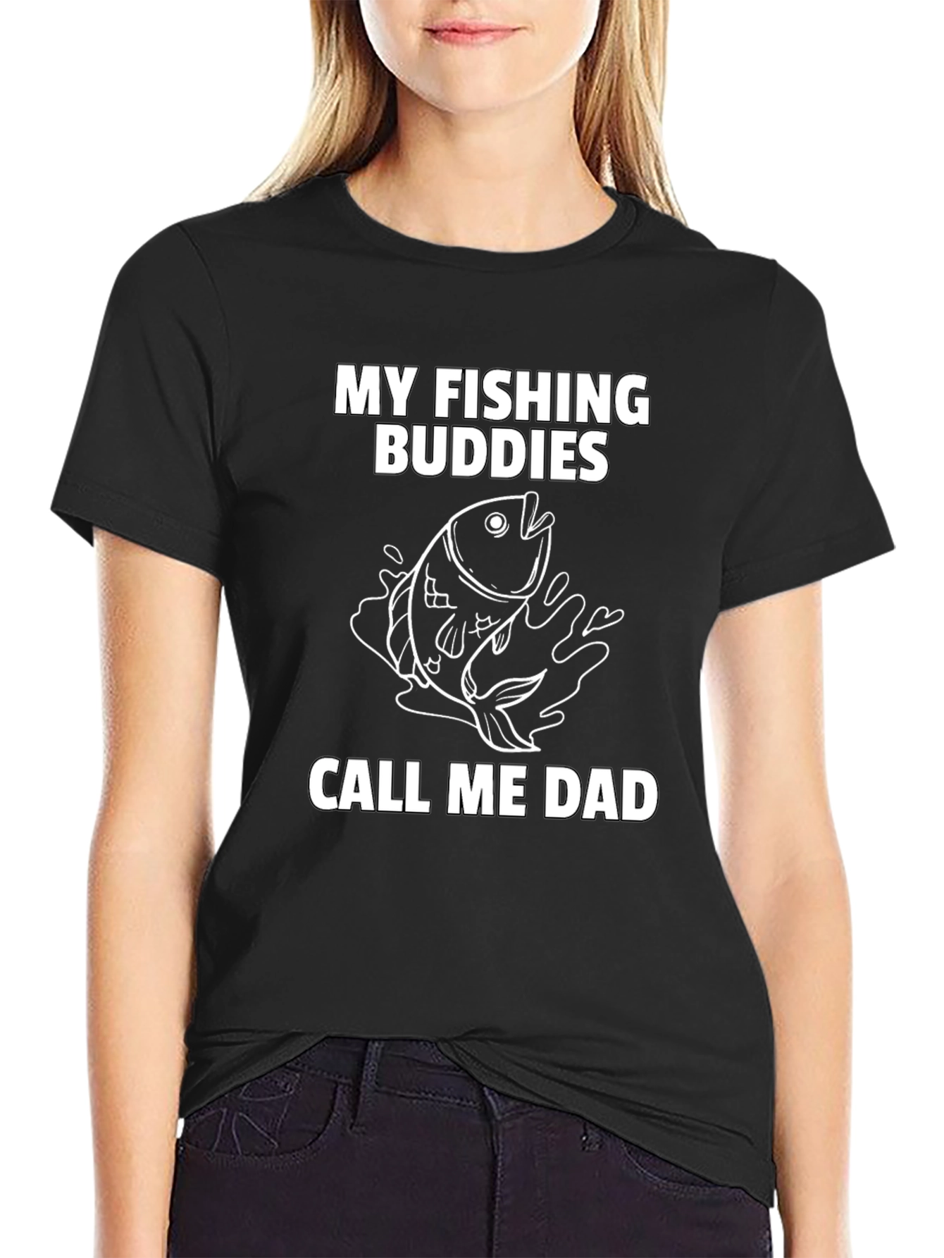 Fishing Buddies Dad T-Shirt - Angler Fathers Day Gift