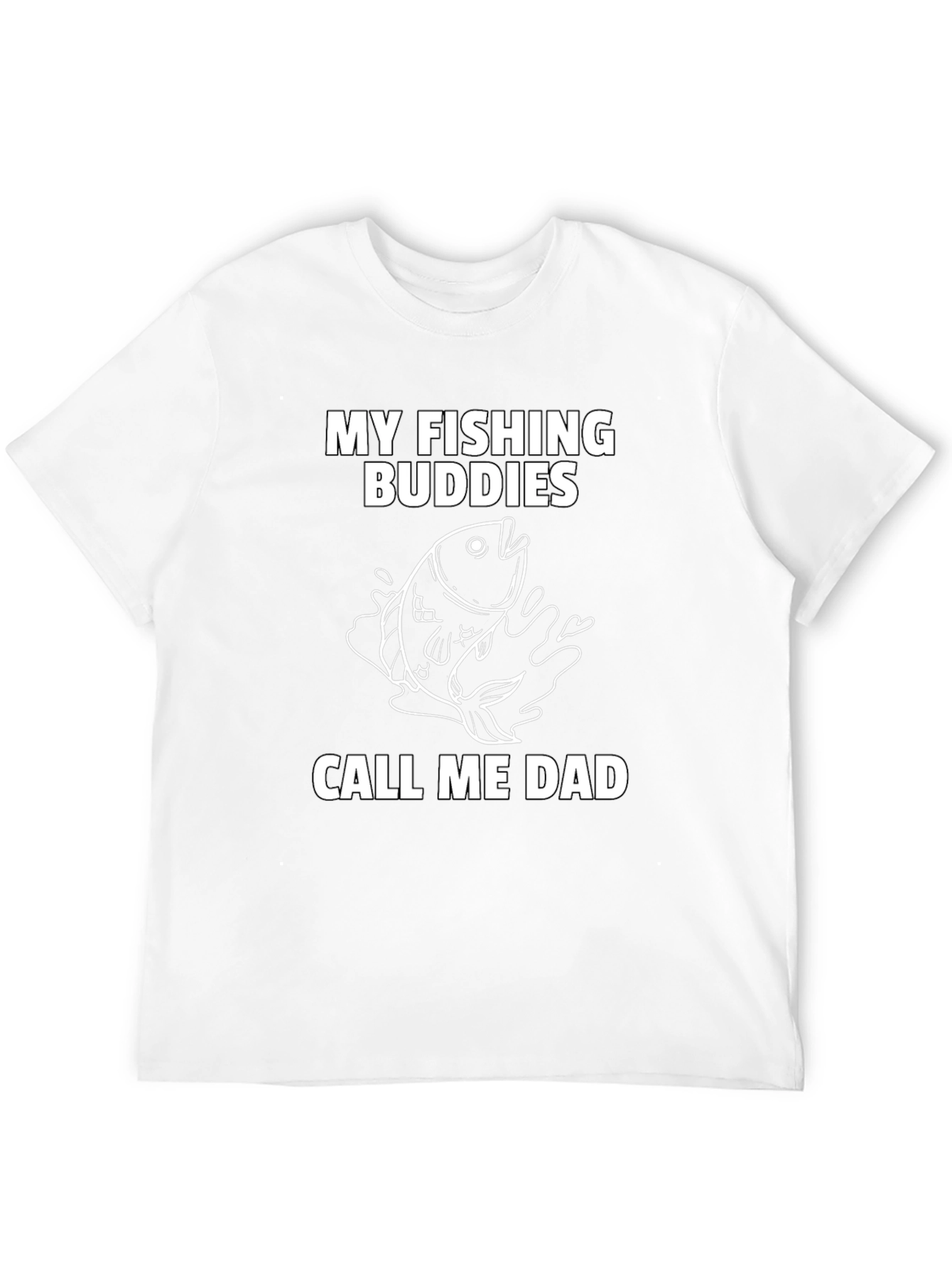 Fishing Buddies Dad T-Shirt - Angler Fathers Day Gift