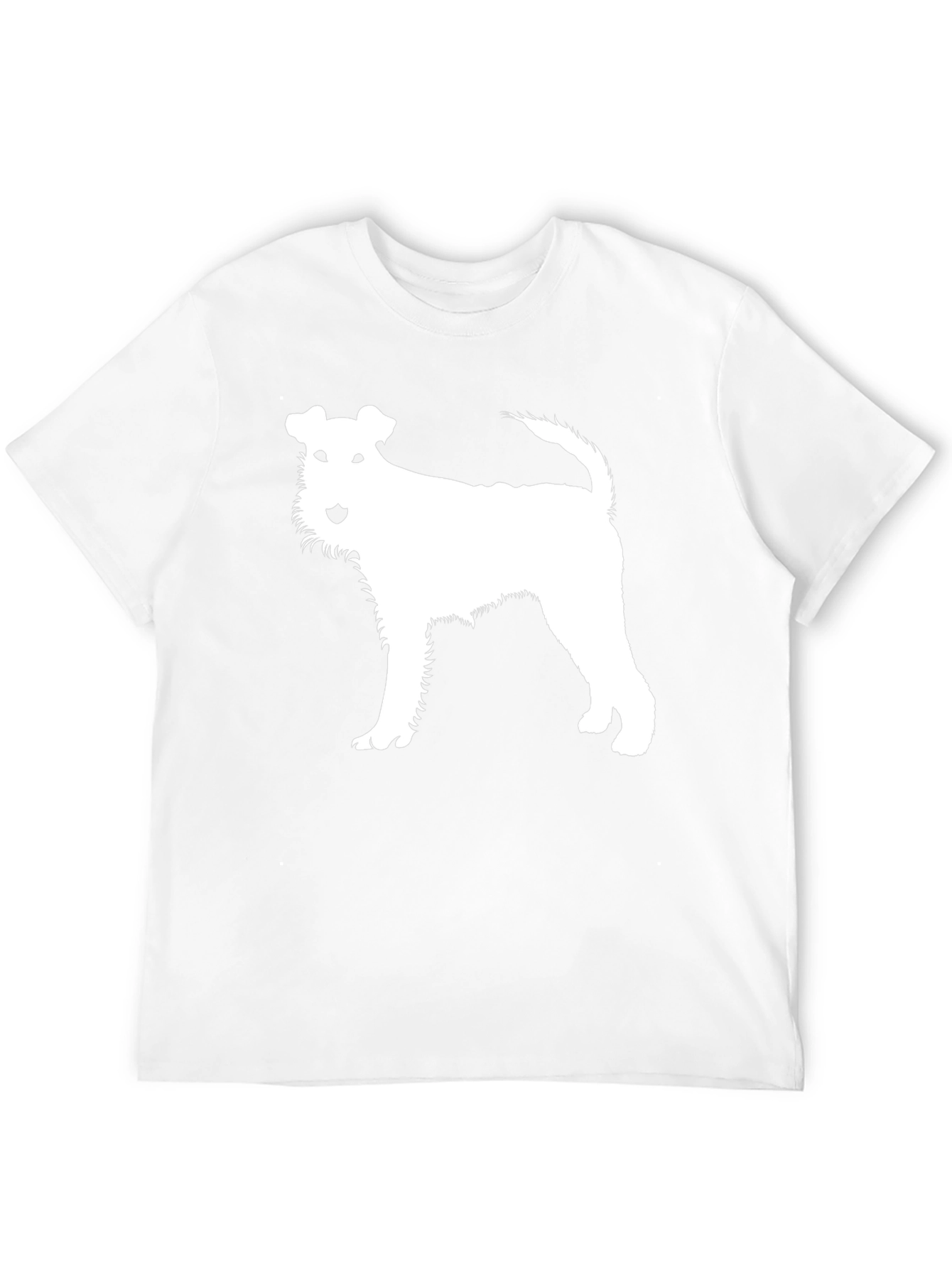 Dog Silhouette Black T-Shirt