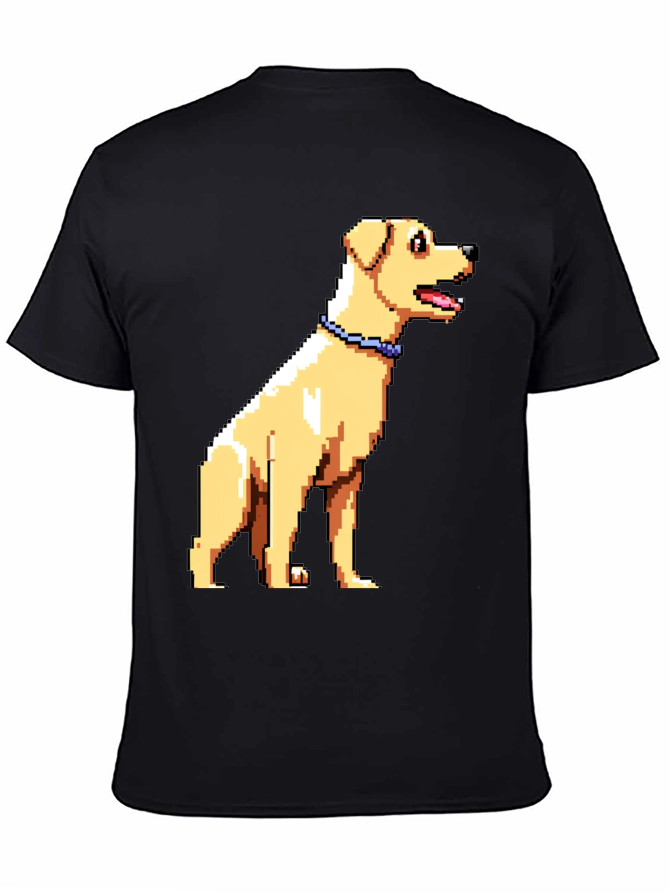 Pixel Art Dog Graphic T-Shirt