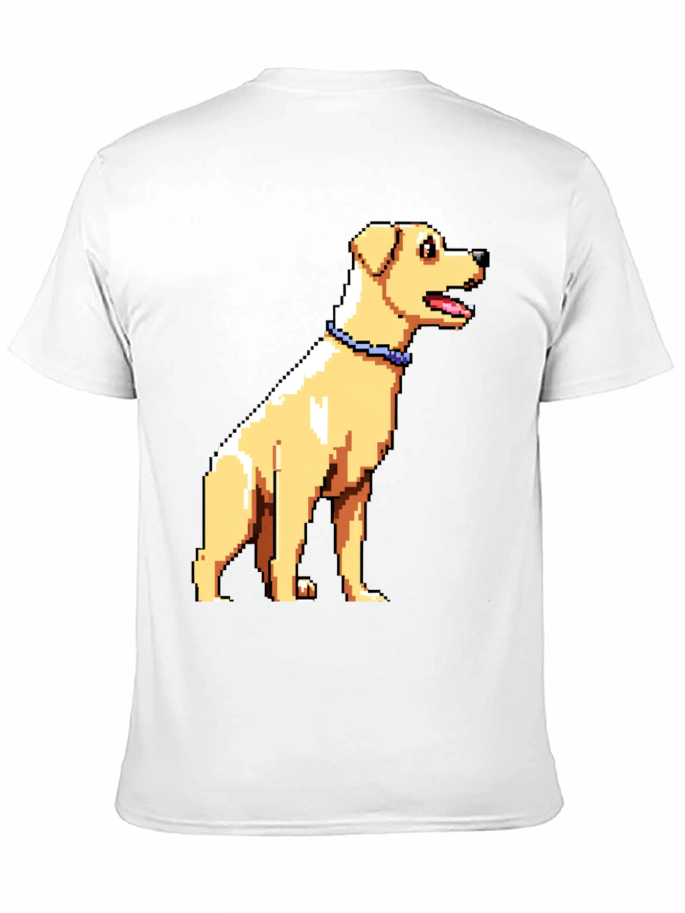 Pixel Art Dog Graphic T-Shirt