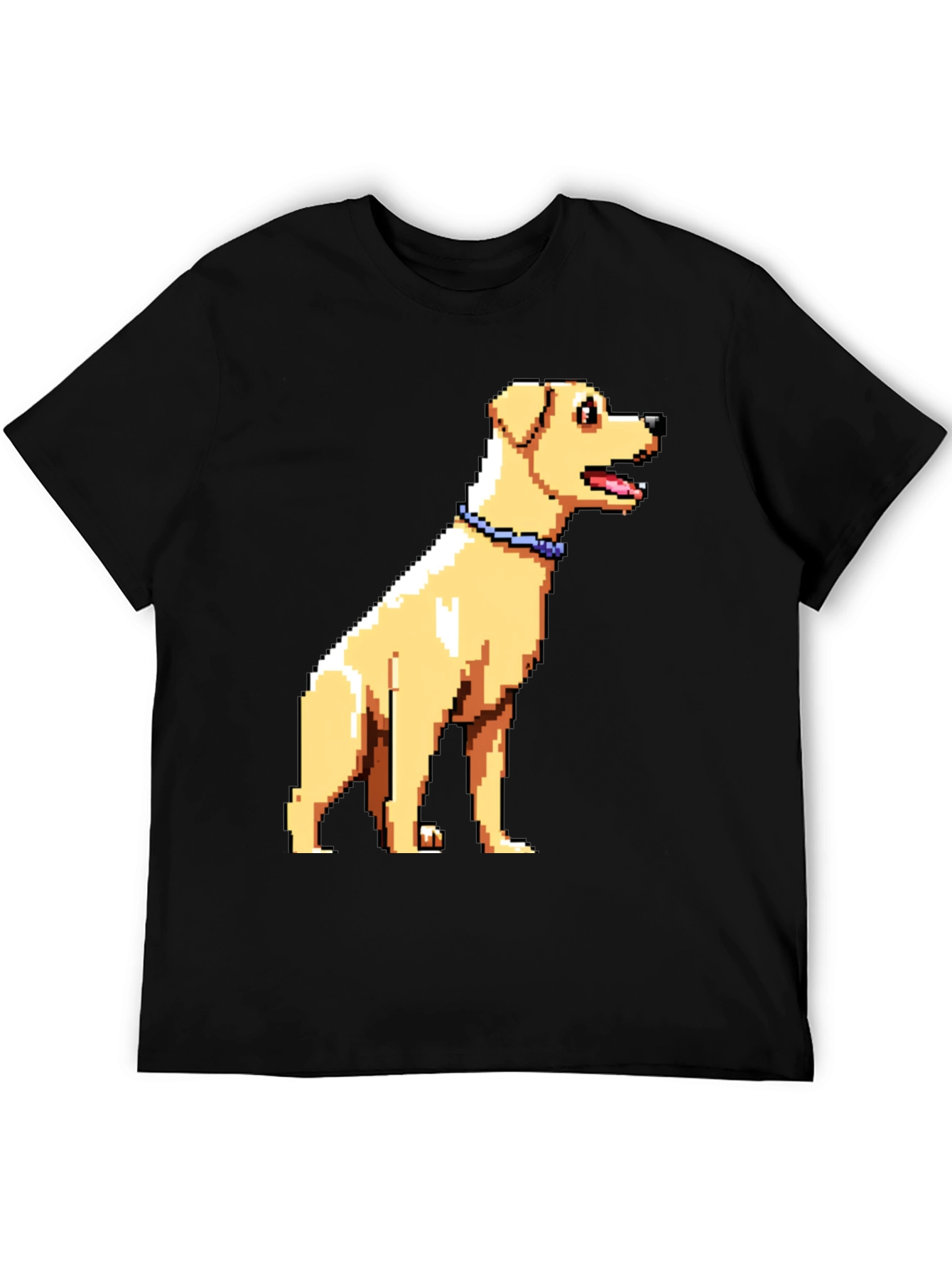 Pixel Art Dog Graphic T-Shirt