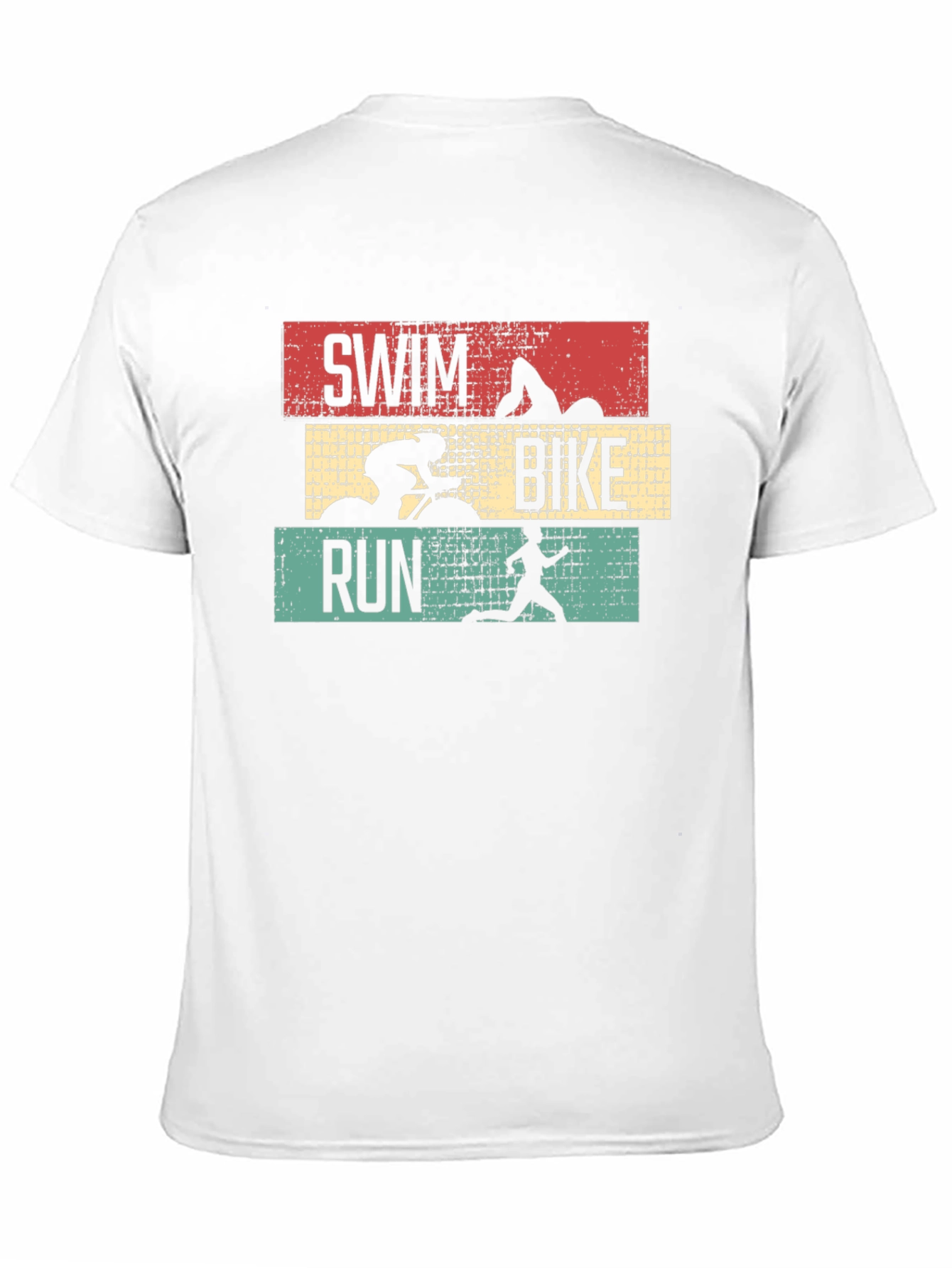 Triathlon Swim Bike Run Graphic T-Shirt