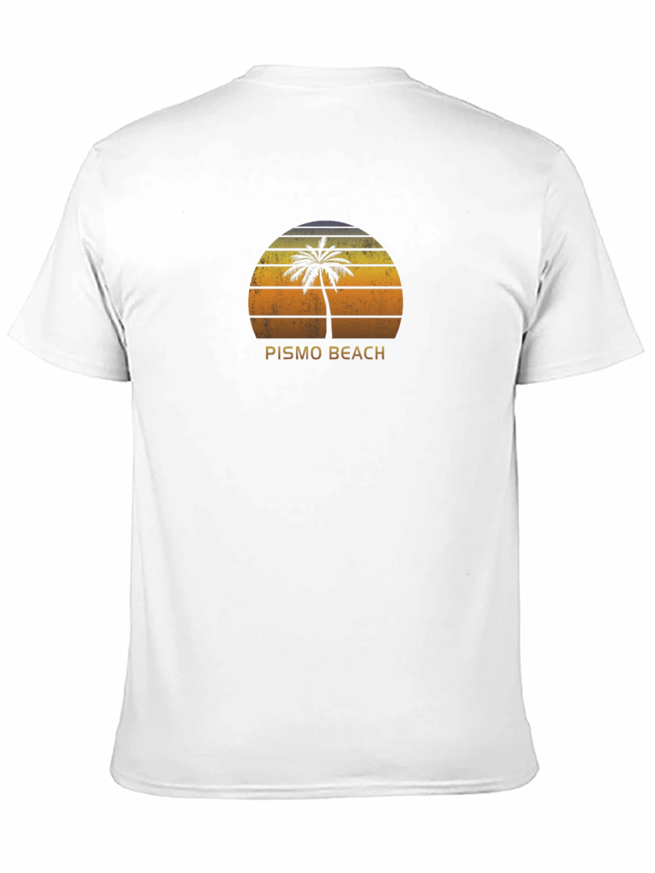 Pismo Beach Sunset Palm Tree T-Shirt