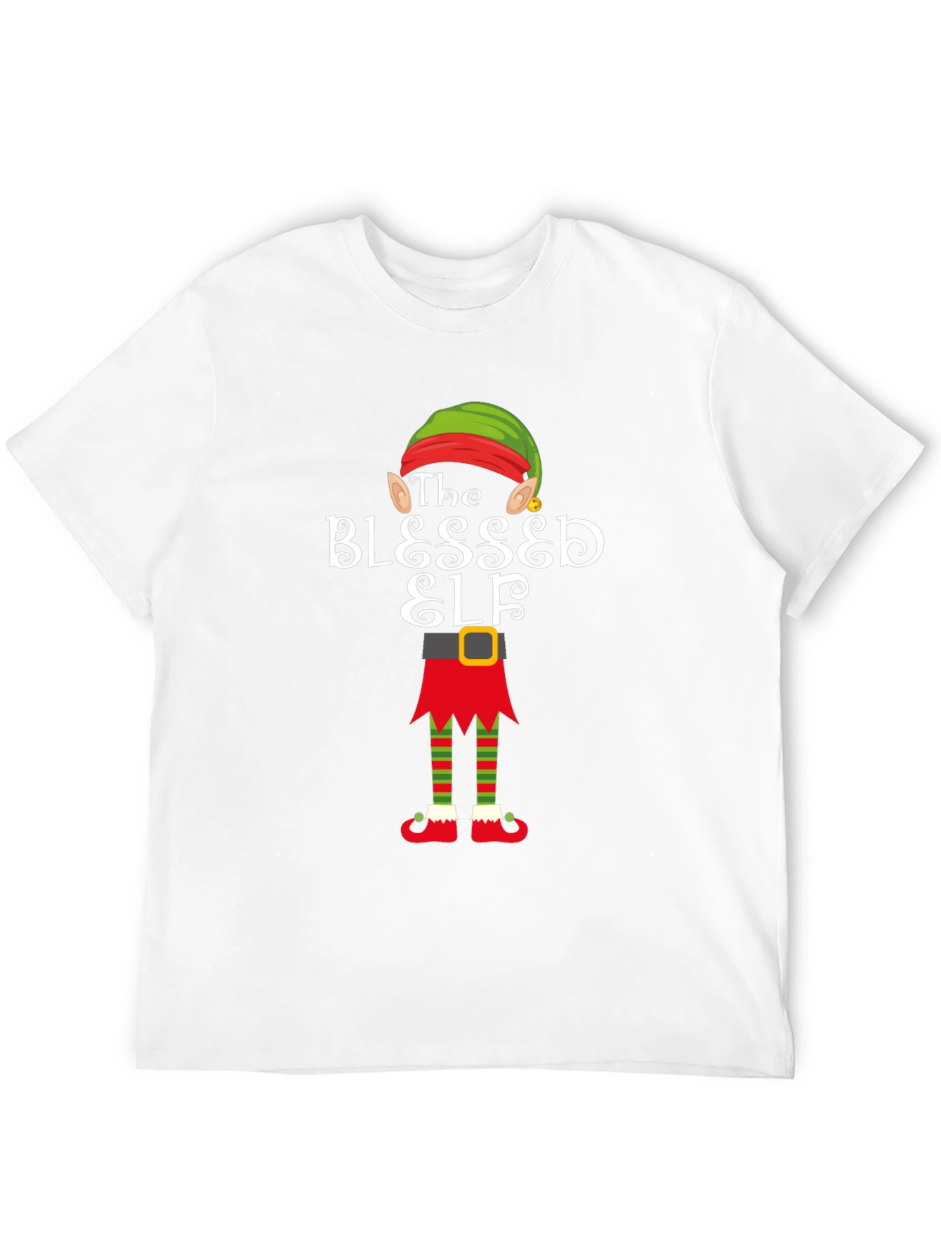 Blessed Elf Christmas T-Shirt - Holiday Festive Wear