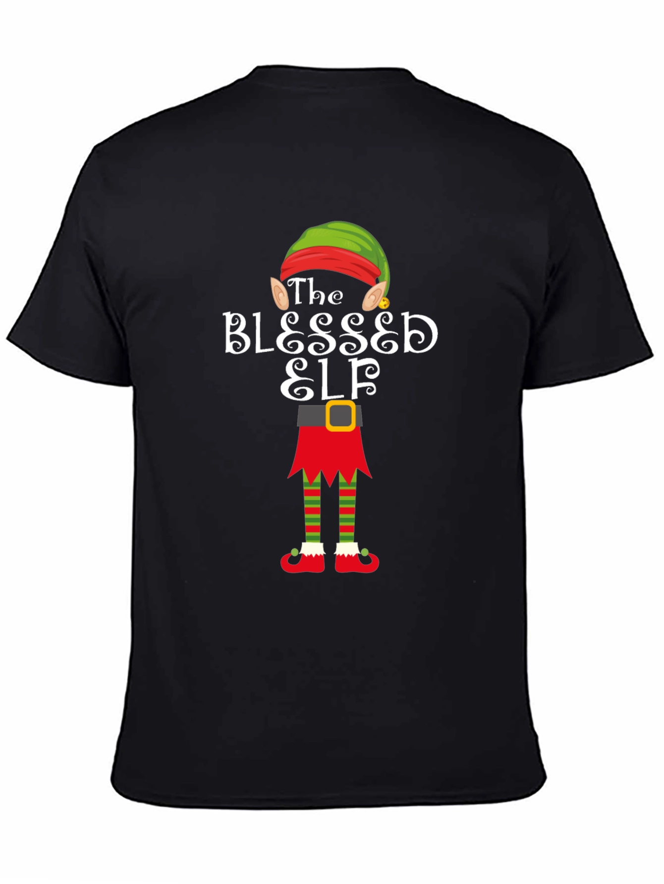 Blessed Elf Christmas T-Shirt - Holiday Festive Wear