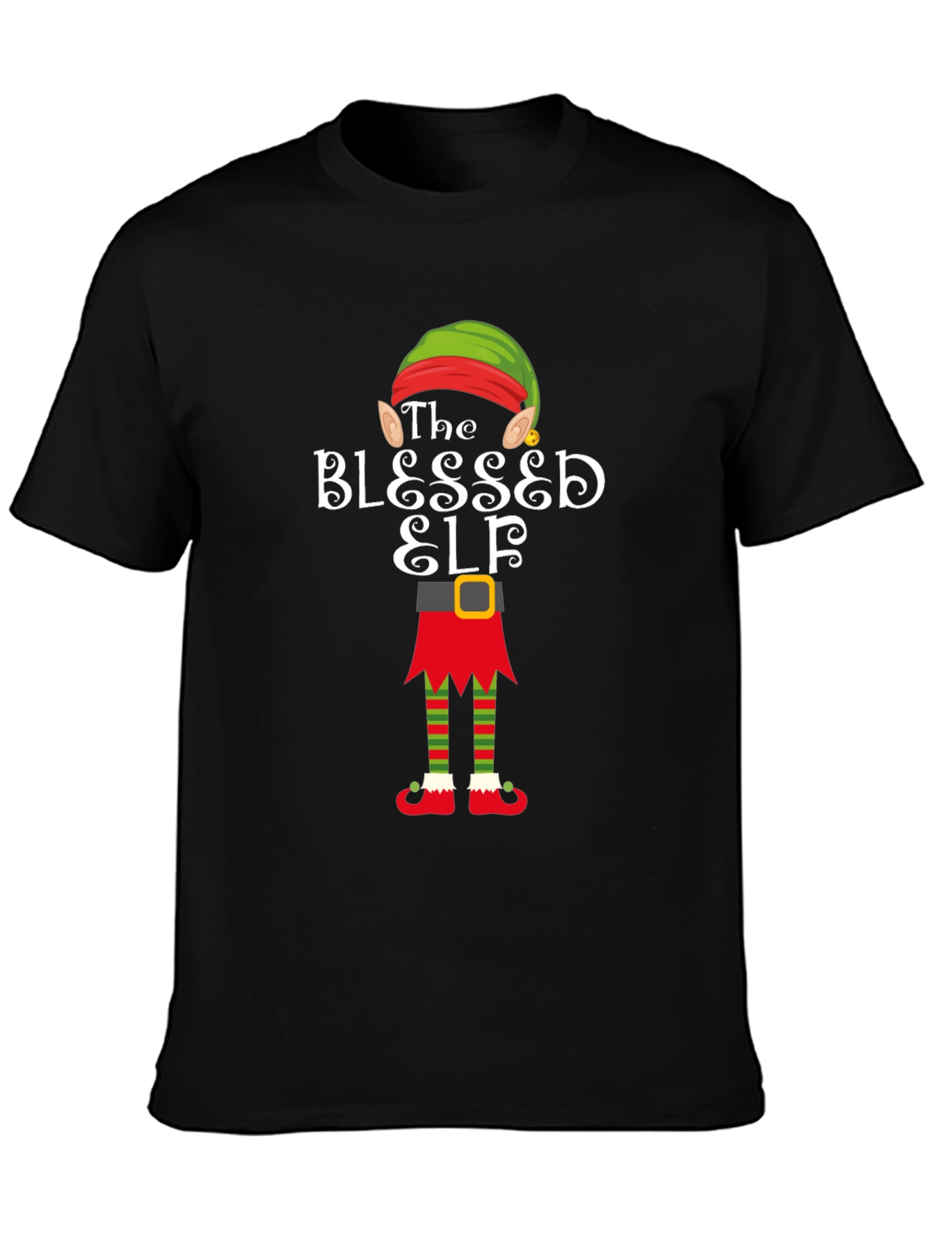 Blessed Elf Christmas T-Shirt - Holiday Festive Wear