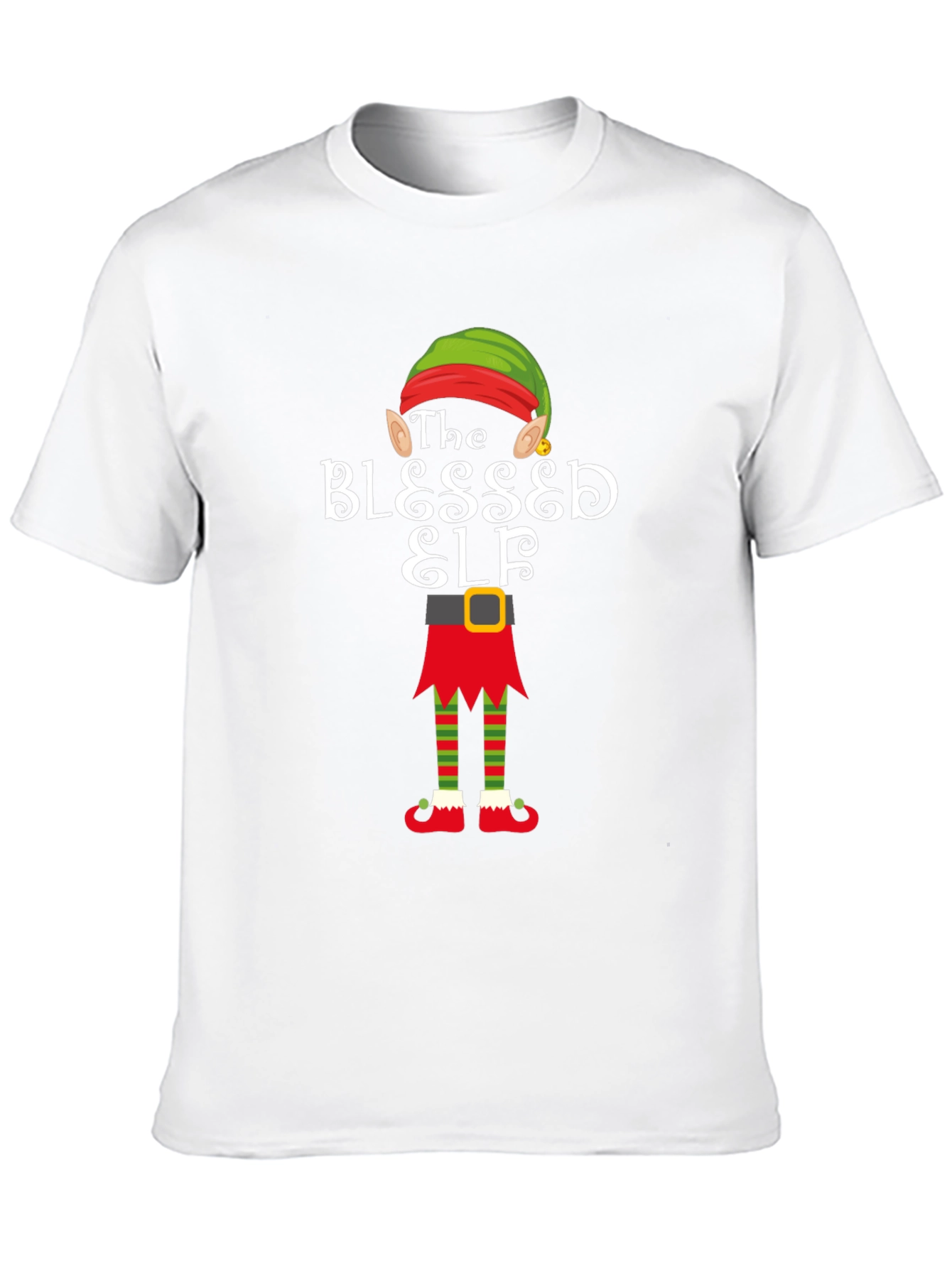 Blessed Elf Christmas T-Shirt - Holiday Festive Wear