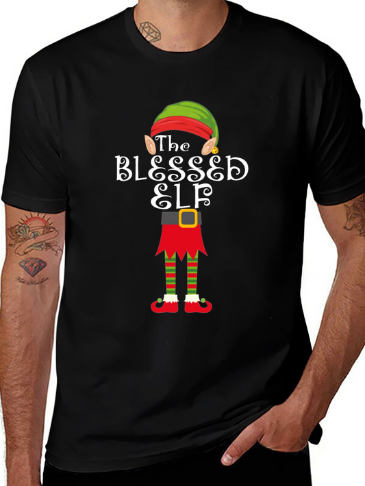 Blessed Elf Christmas T-Shirt - Holiday Festive Wear