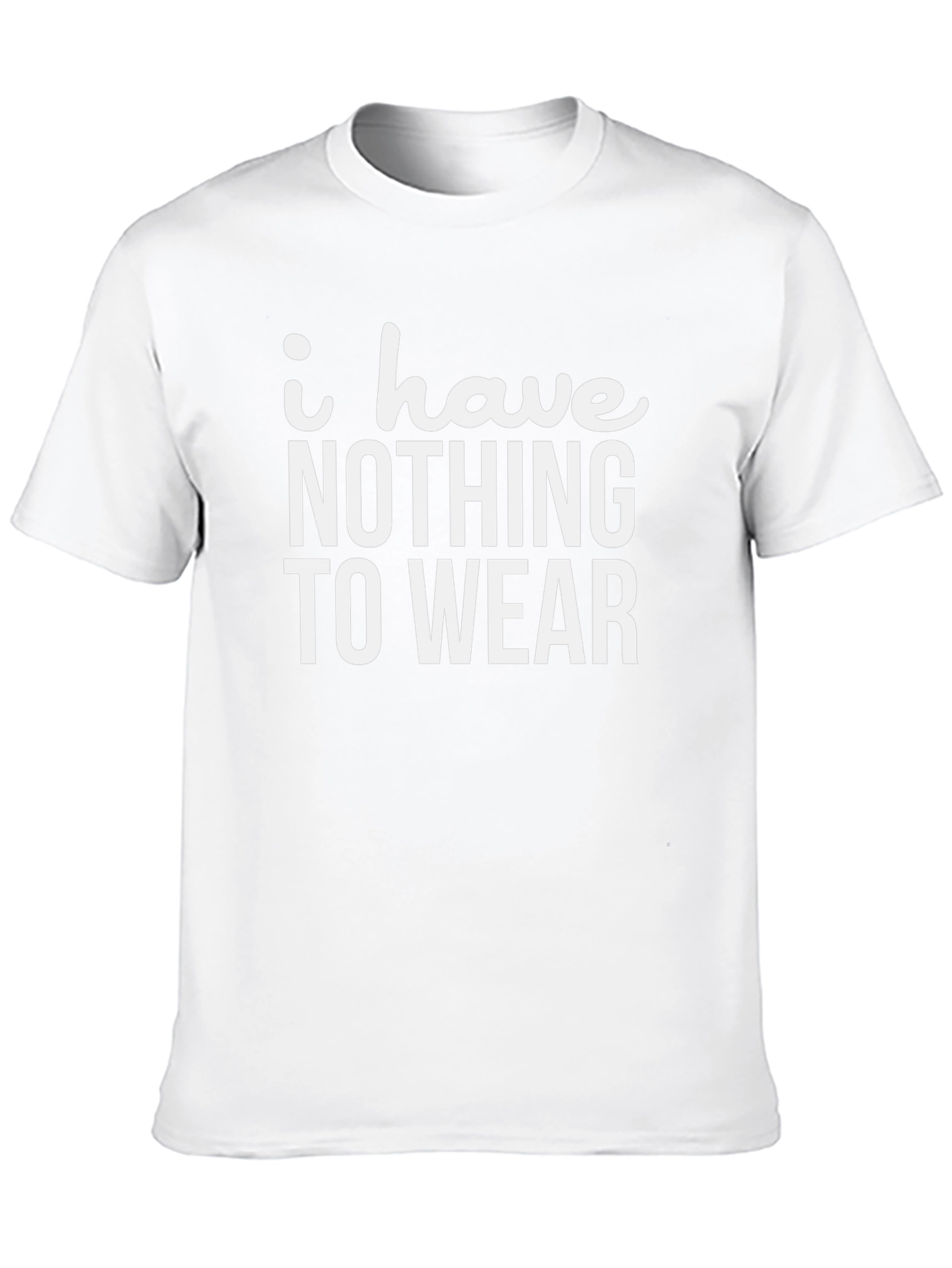Funny I Have Nothing to Wear Black T-Shirt