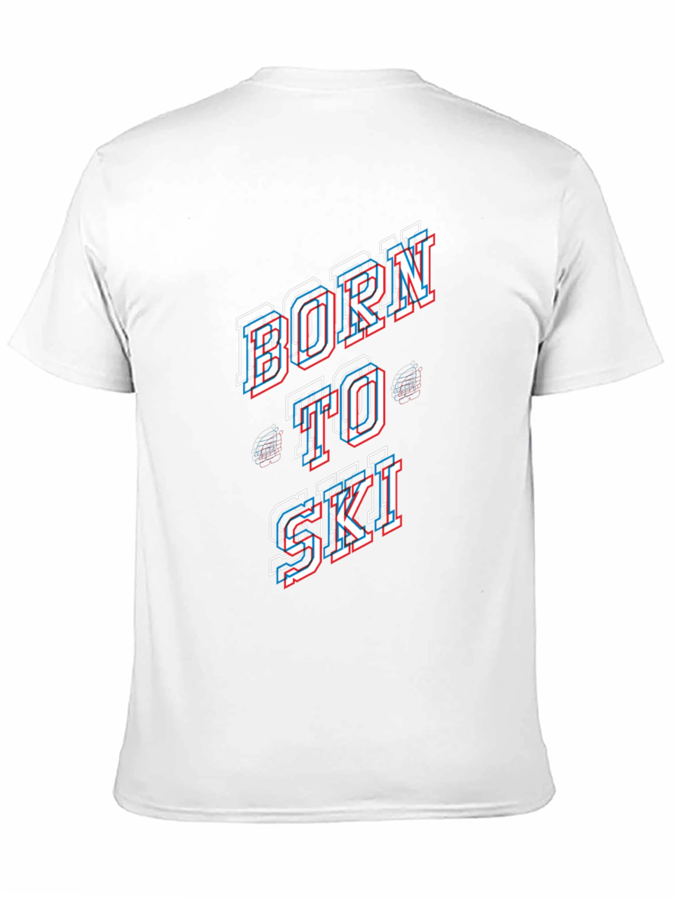 Born to Ski Black Graphic Tee