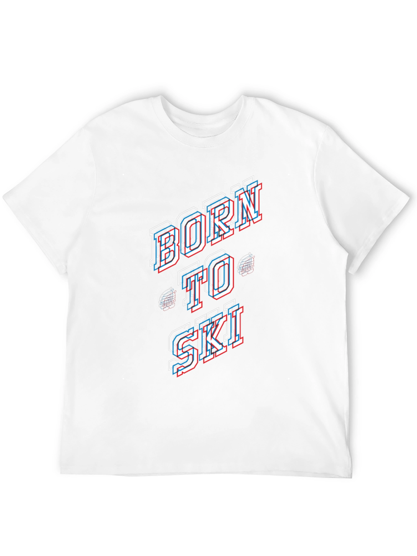 Born to Ski Black Graphic Tee