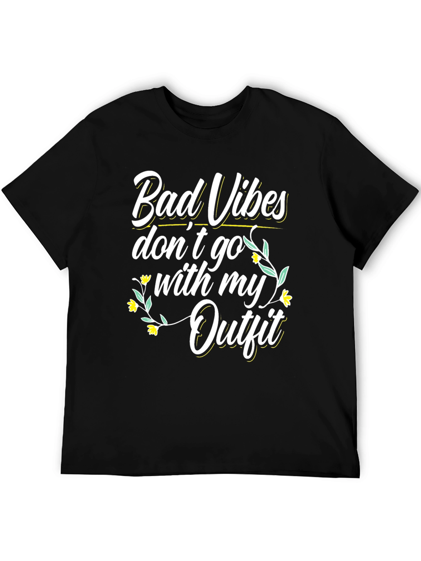 Bad Vibes Outfit Graphic Tee