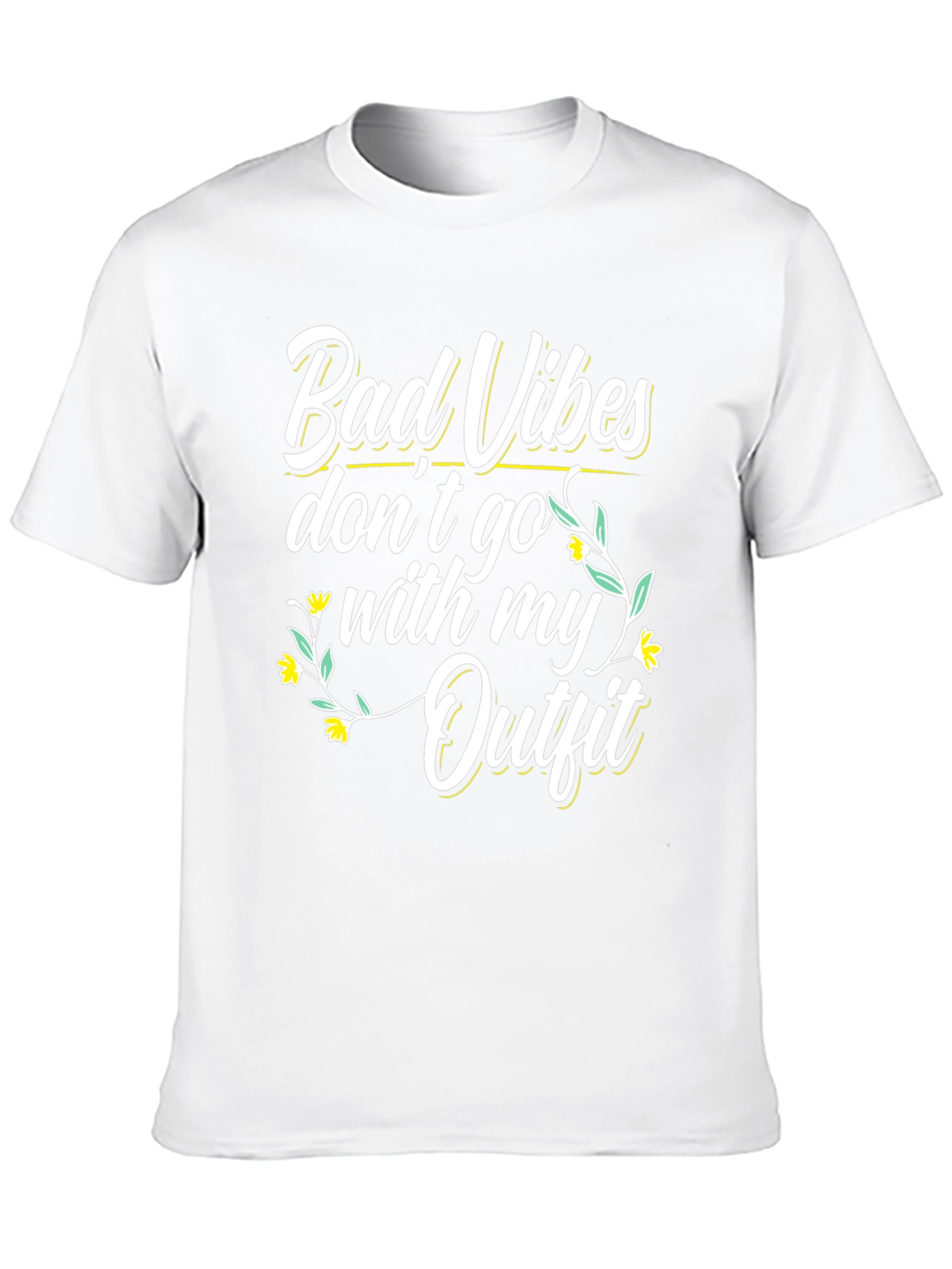 Bad Vibes Outfit Graphic Tee