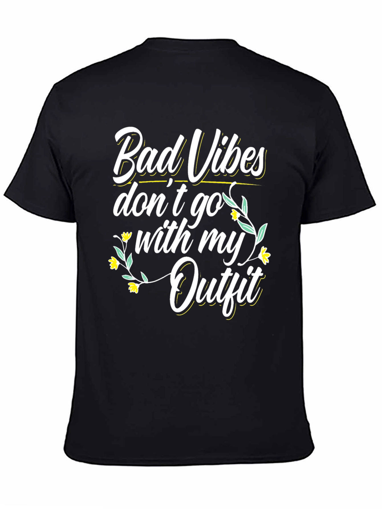 Bad Vibes Outfit Graphic Tee