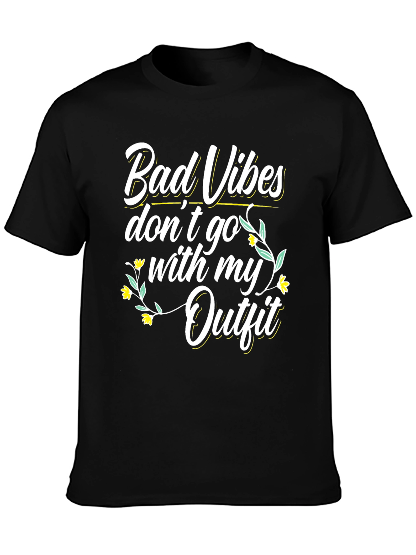 Bad Vibes Outfit Graphic Tee