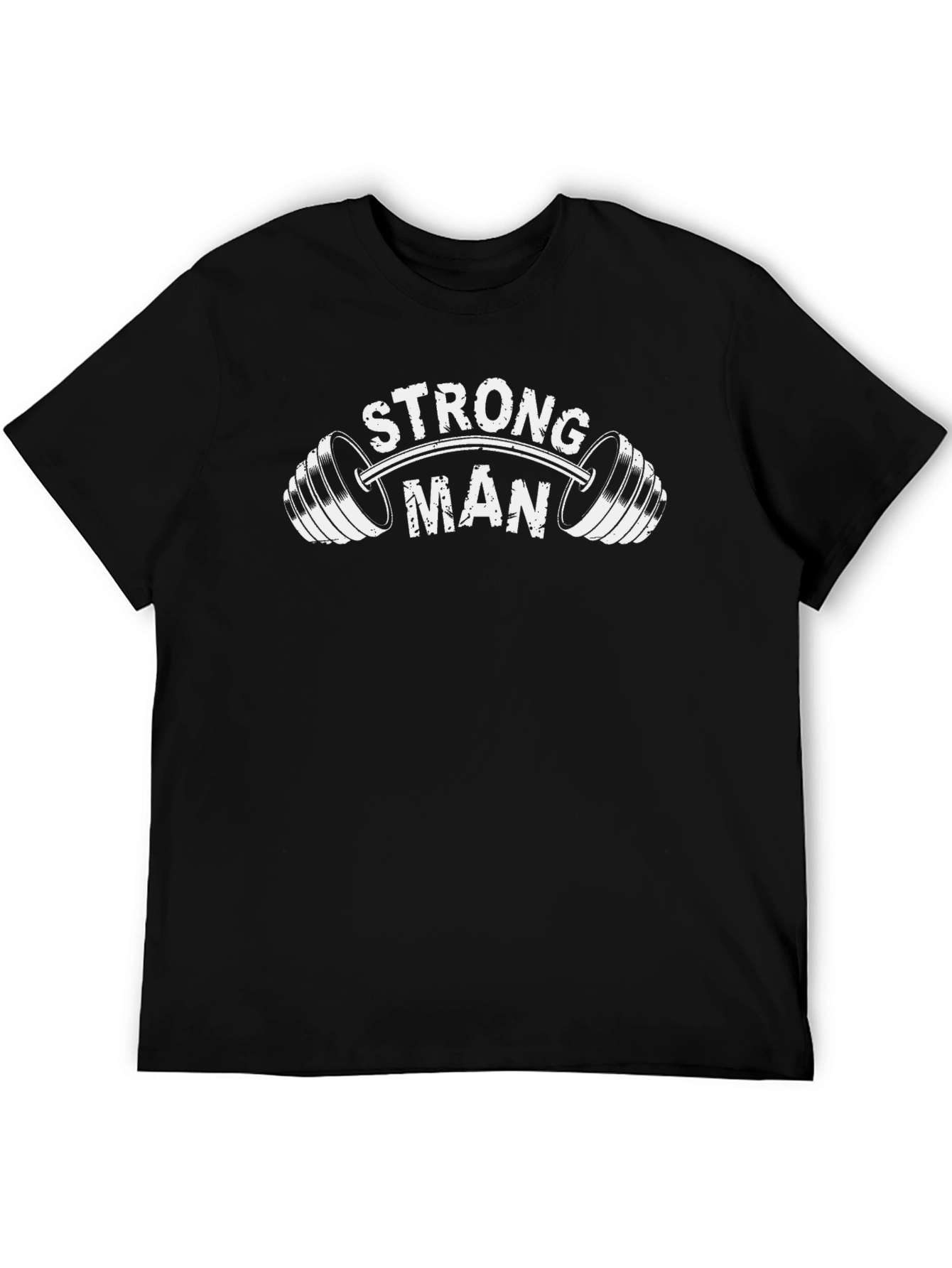 Strong Man Graphic Tee - Black