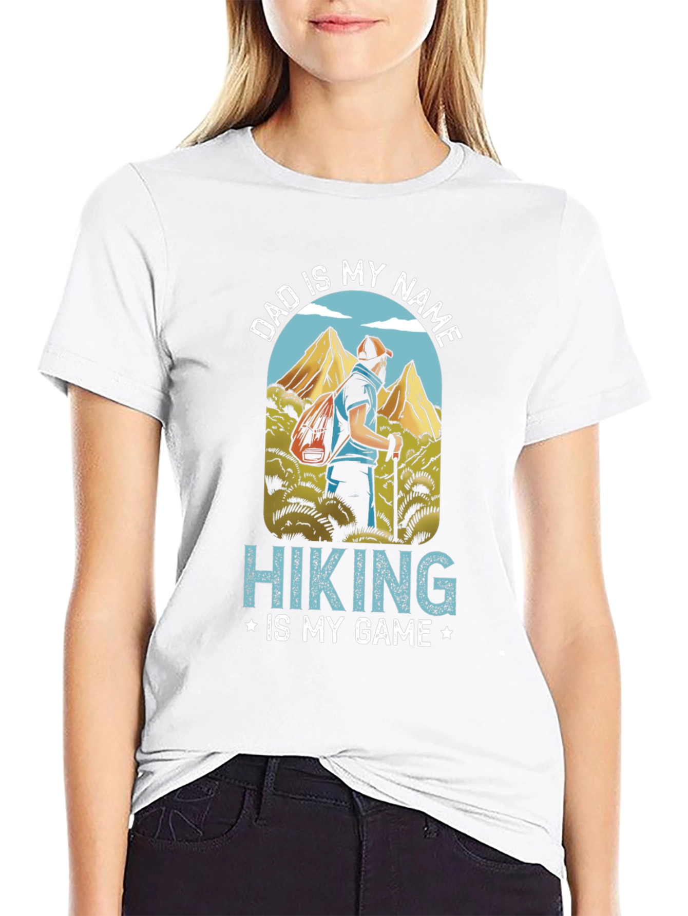 Dad is My Name Hiking is My Game T-Shirt
