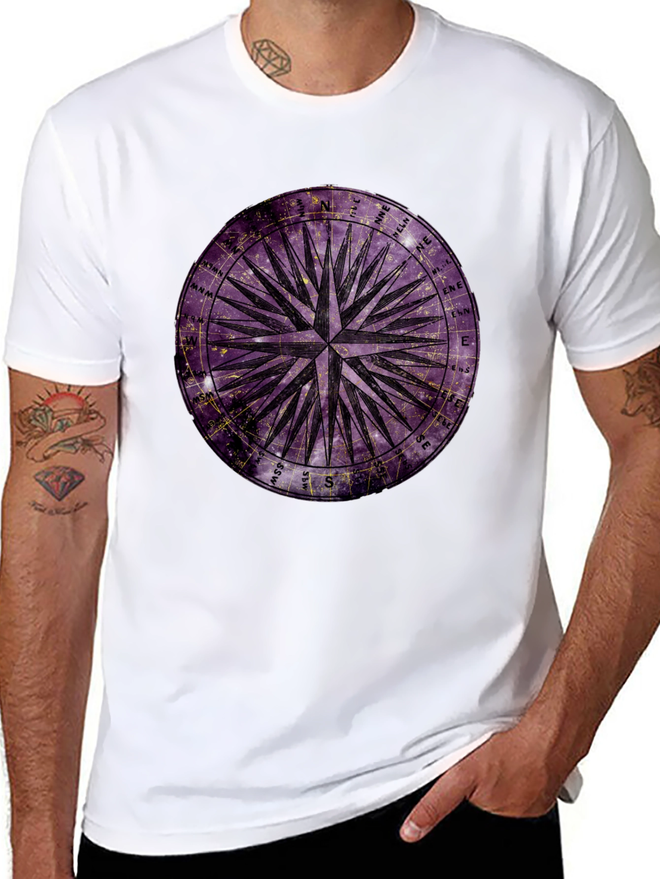 Celestial Compass Graphic Tee