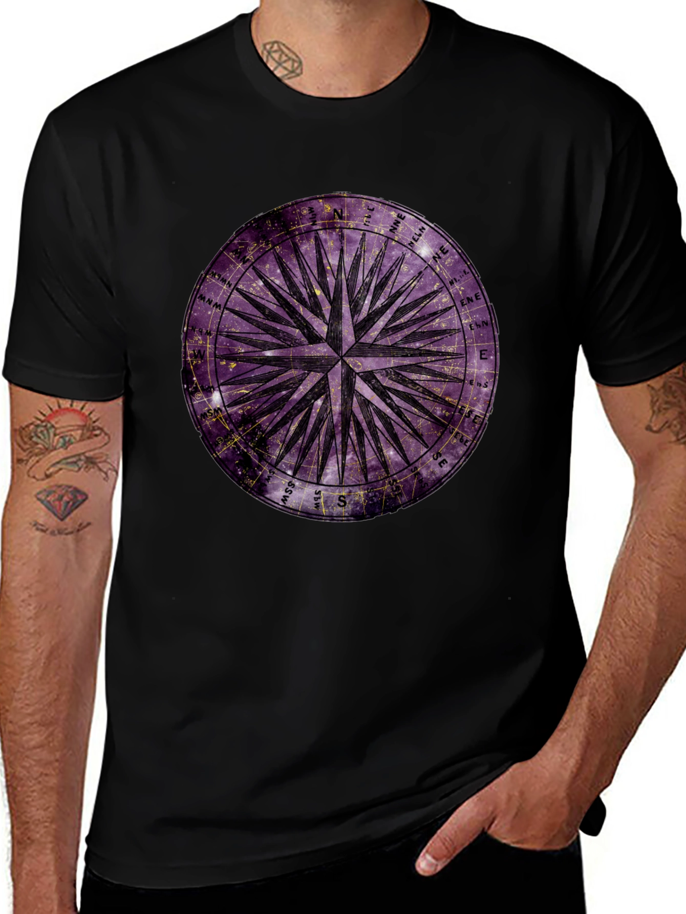 Celestial Compass Graphic Tee