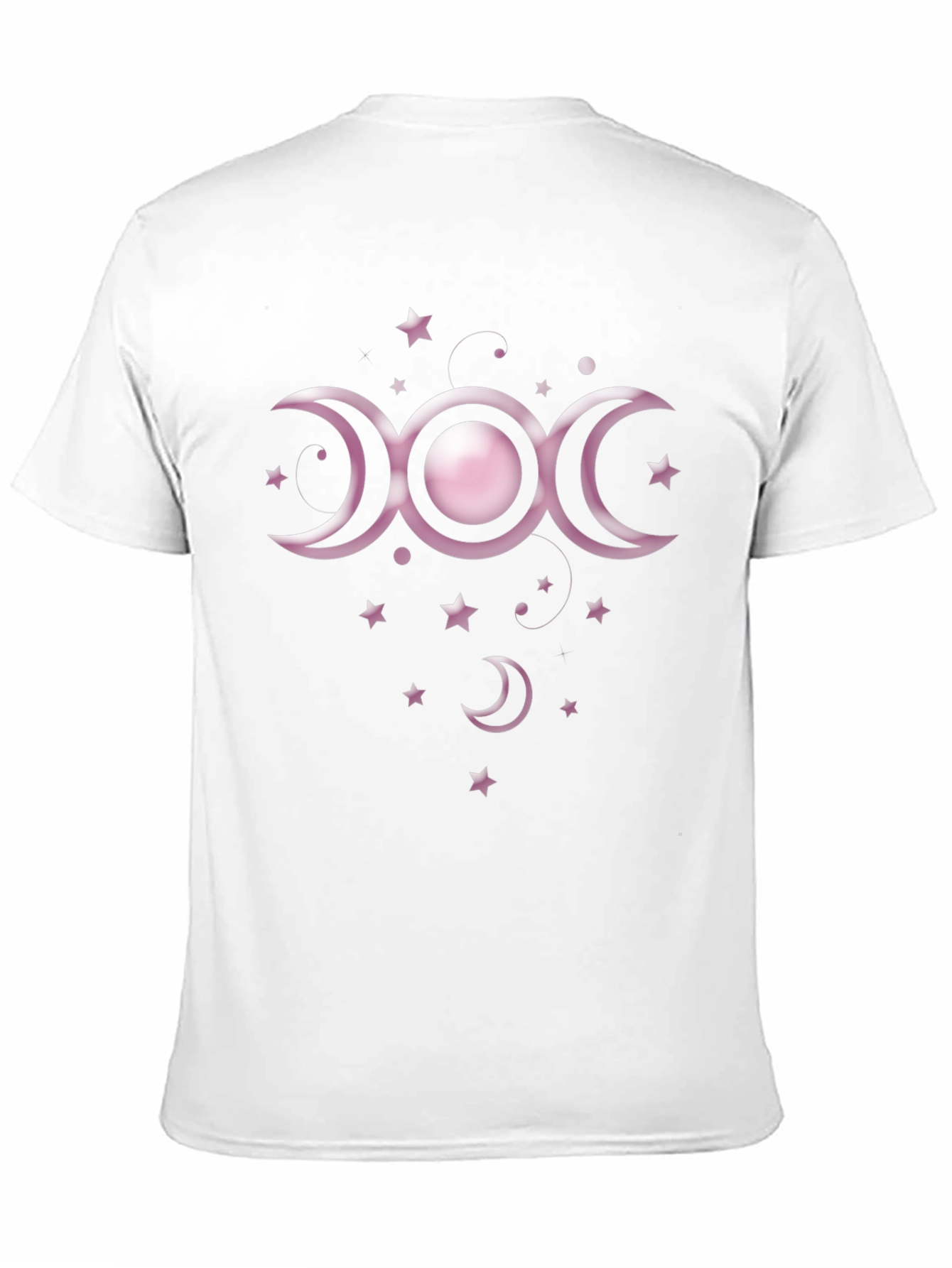 Triple Moon Goddess Black T-Shirt