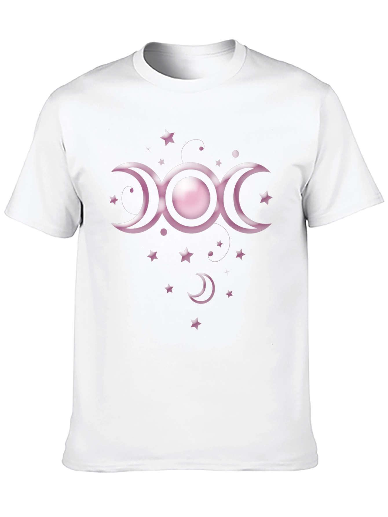 Triple Moon Goddess Black T-Shirt