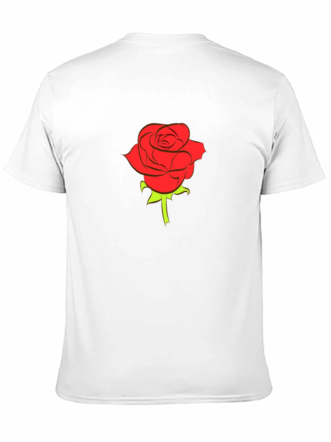 Black Rose Graphic Tee - Stylish Menswear