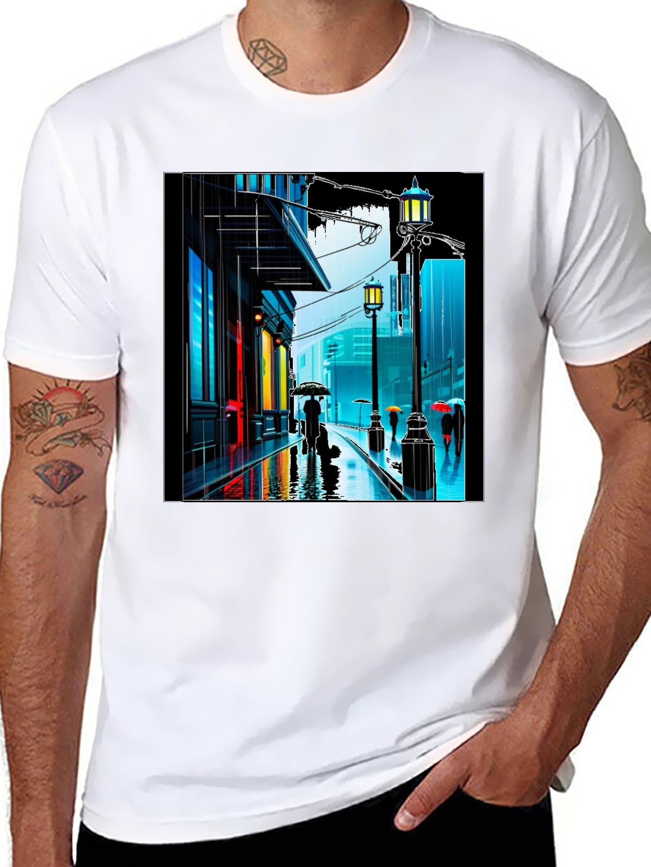 Stylish Cityscape T-Shirt