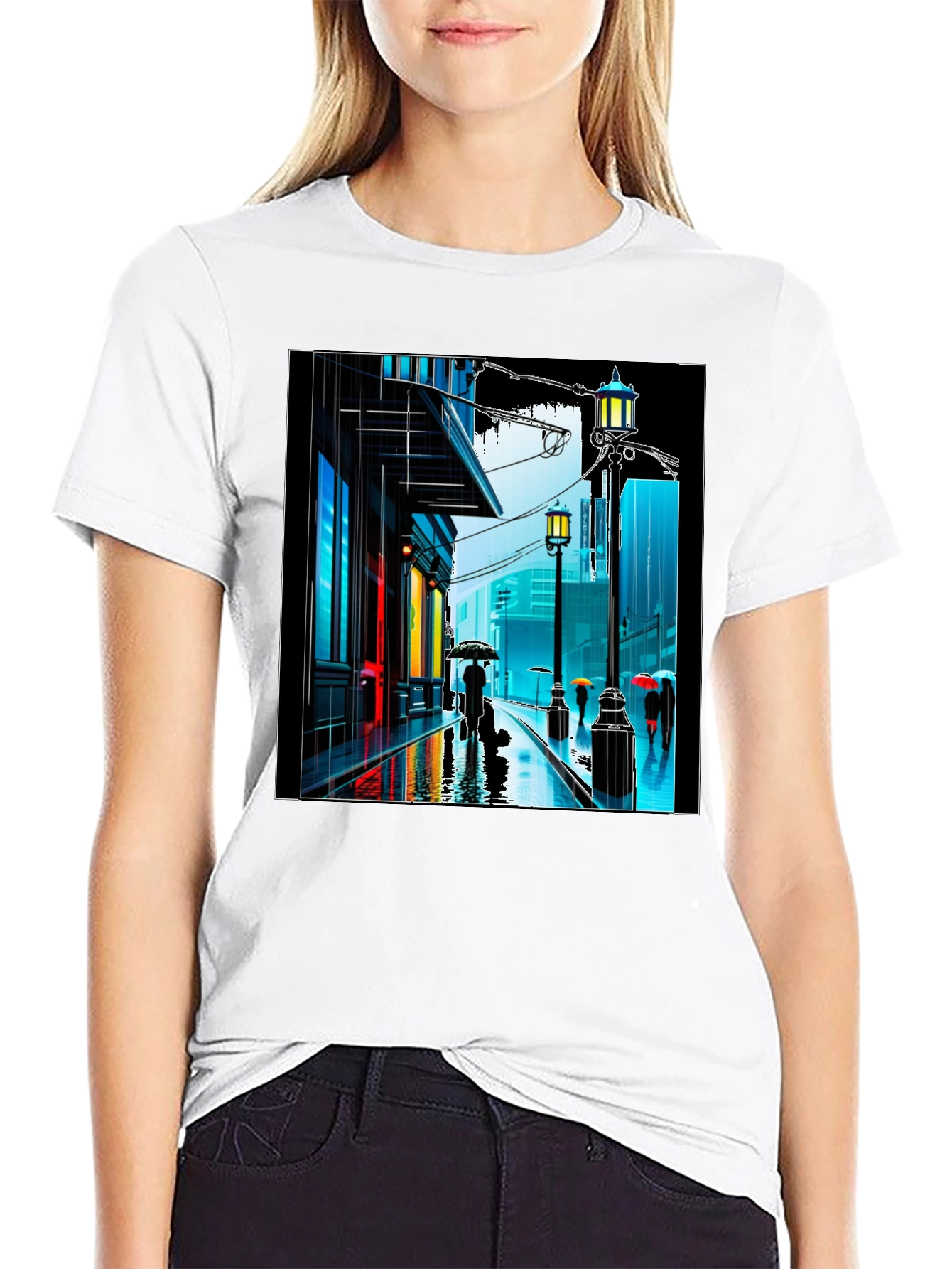 Stylish Cityscape T-Shirt