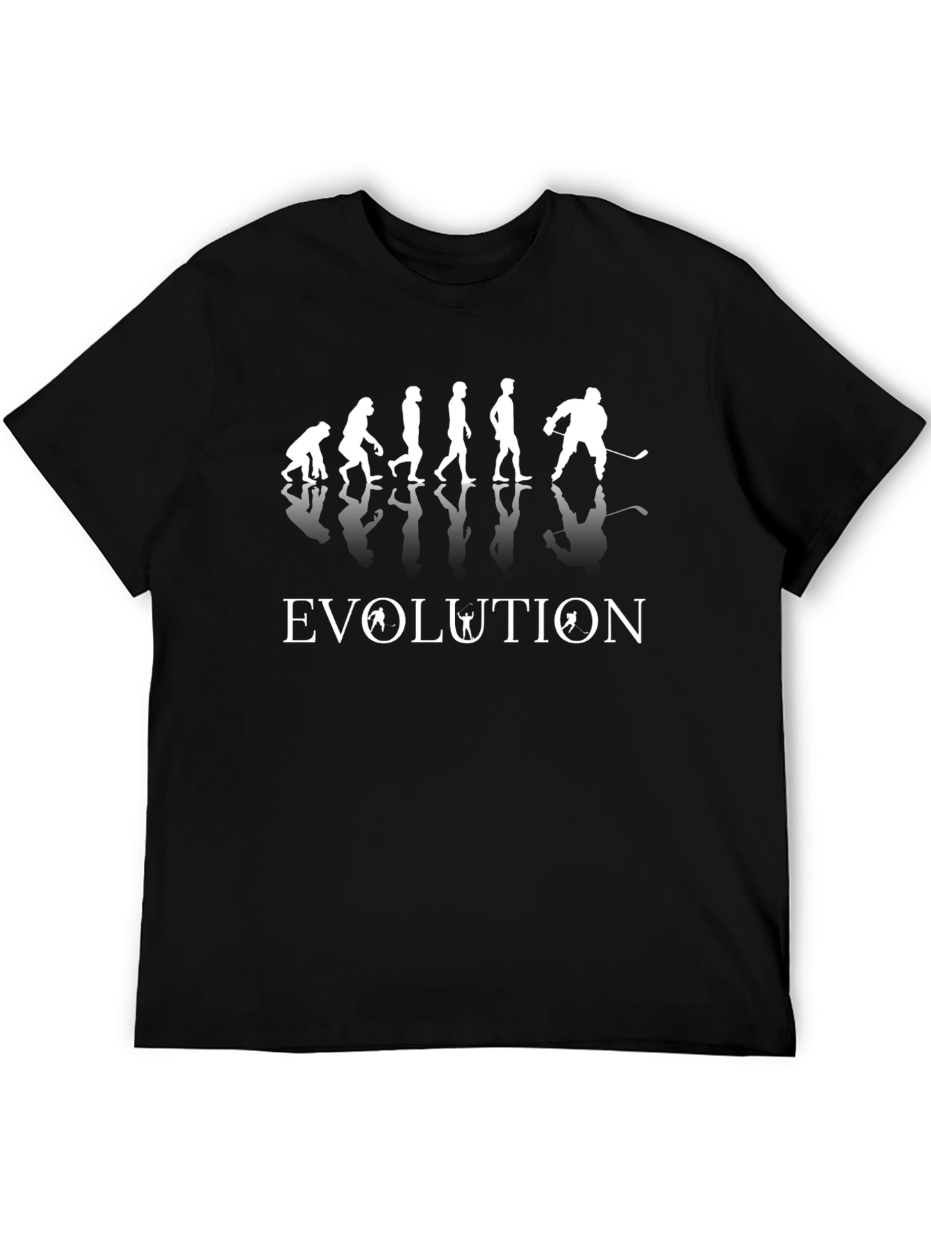 Hockey Evolution T-Shirt - Black Tee