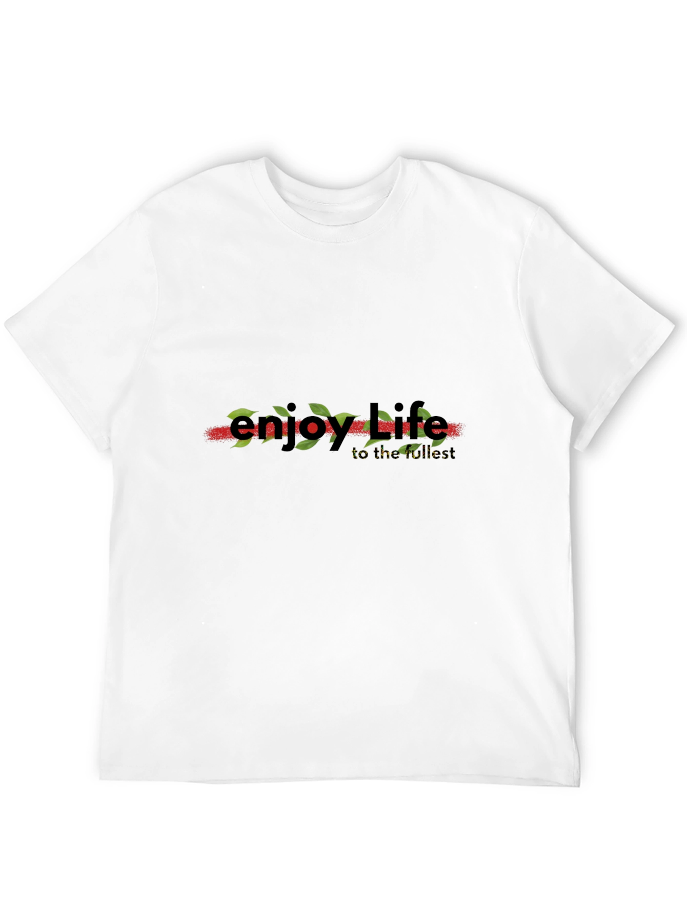 Enjoy Life Graphic Tee - Short Sleeve Black