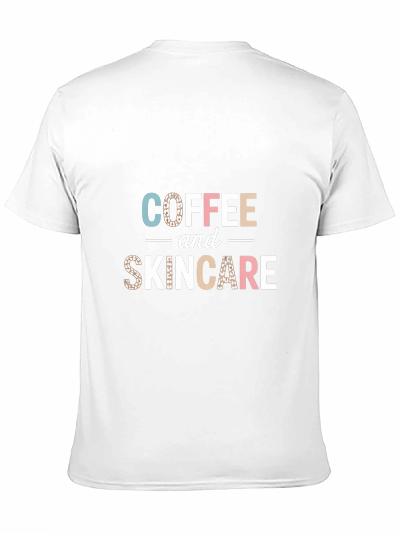 Coffee & Skincare T-Shirt - Leopard Print