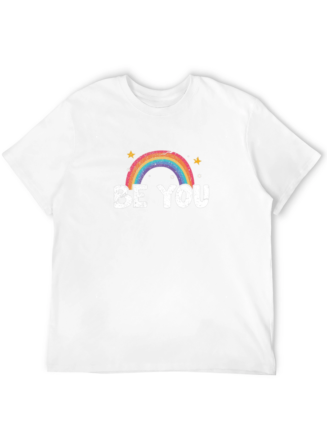 Be You Rainbow Graphic Tee