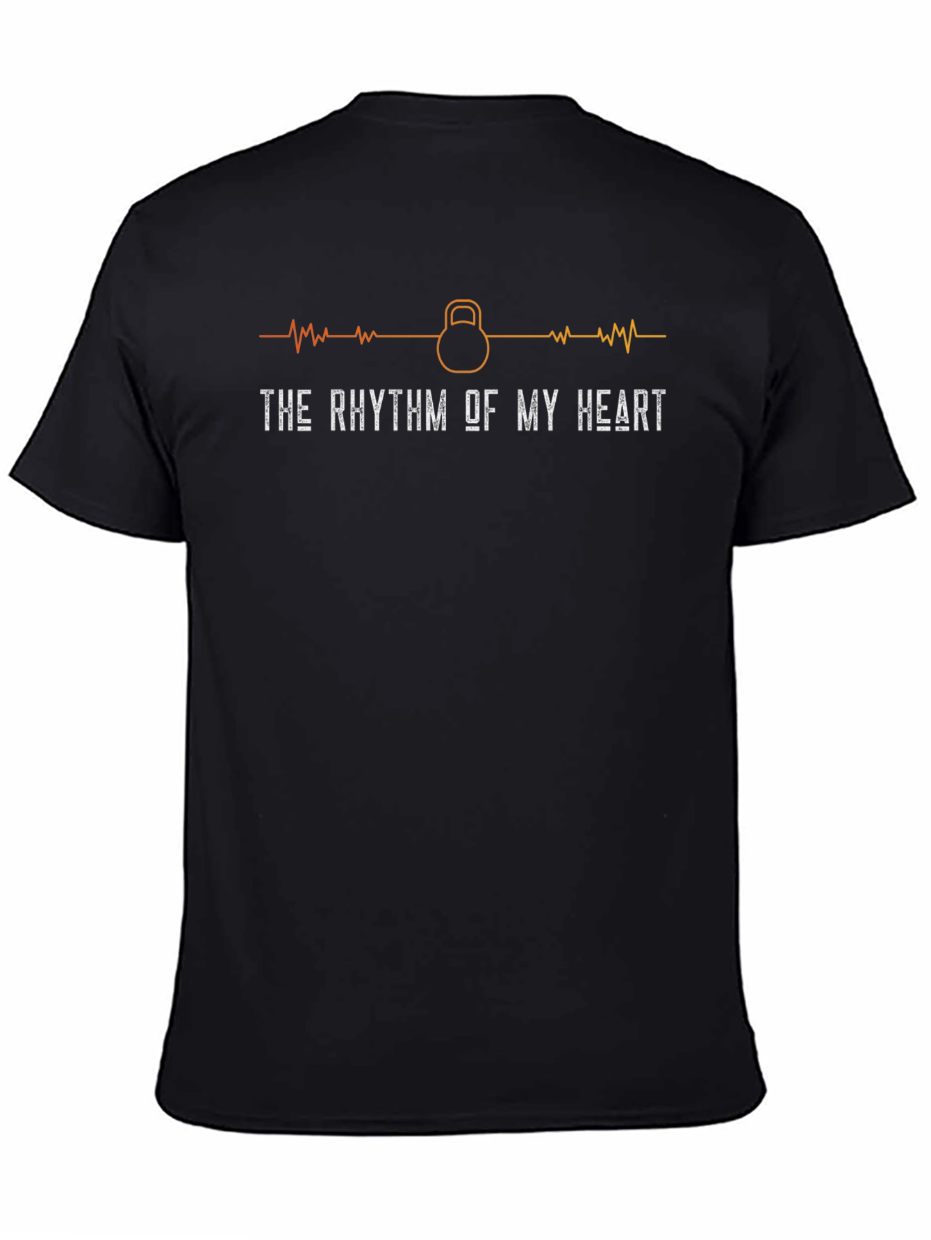 Rhythm of My Heart Kettlebell Graphic T-Shirt