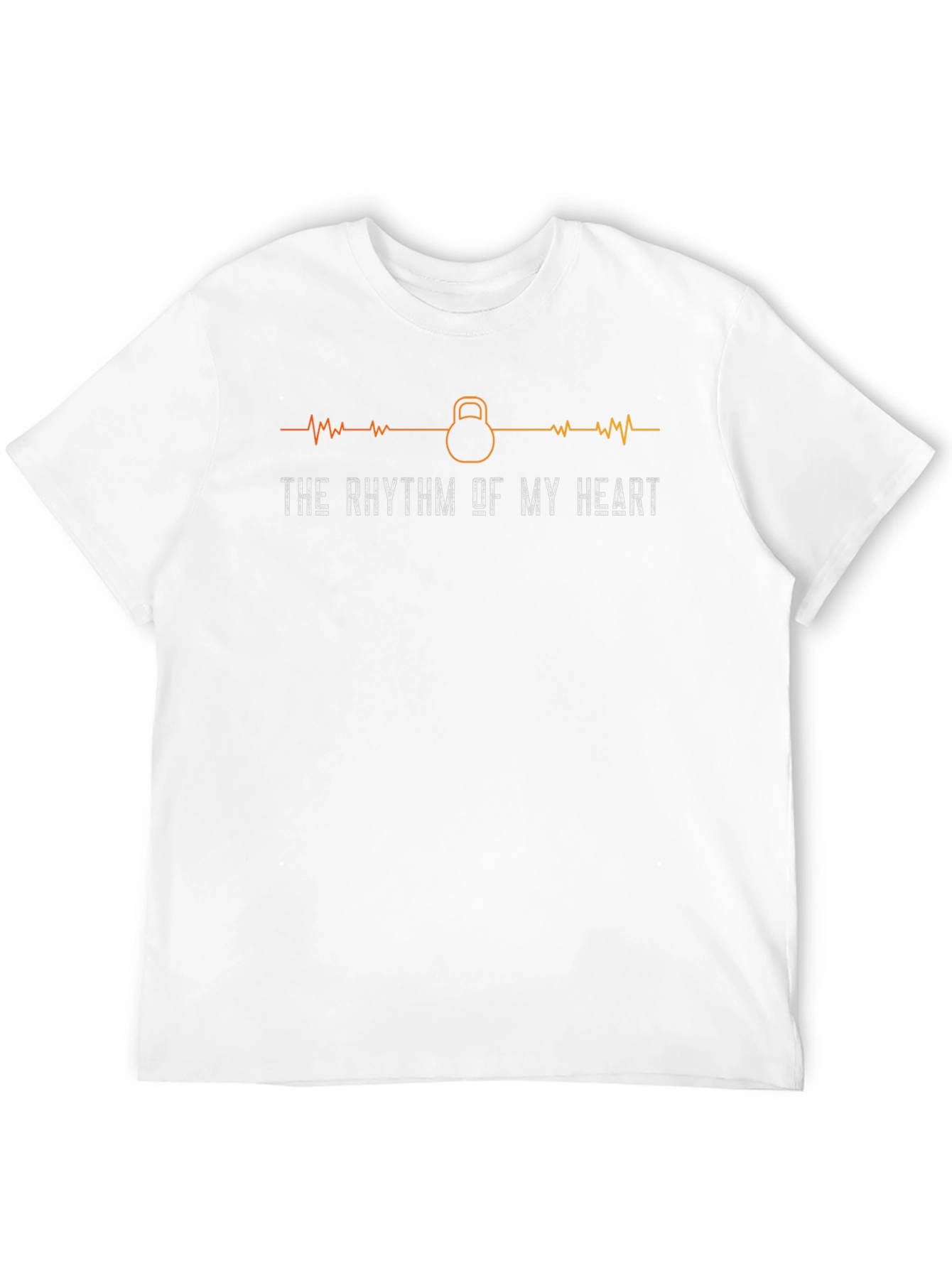 Rhythm of My Heart Kettlebell Graphic T-Shirt