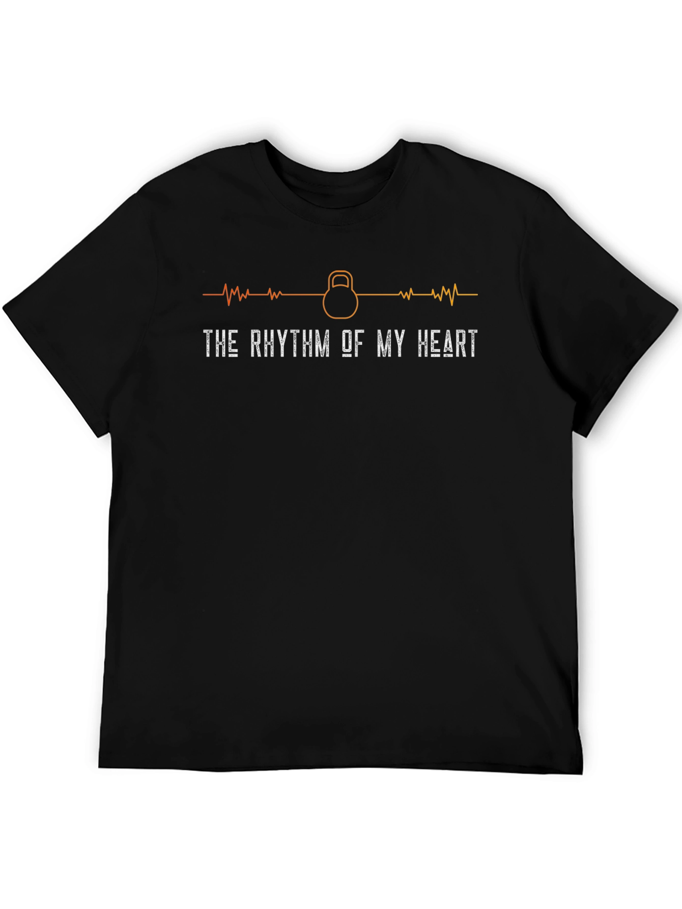 Rhythm of My Heart Kettlebell Graphic T-Shirt