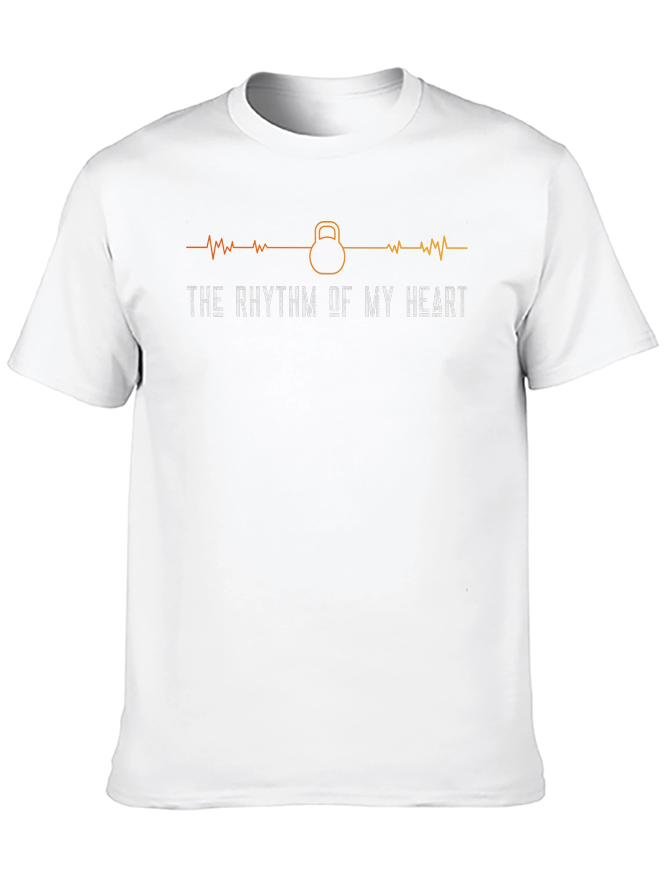 Rhythm of My Heart Kettlebell Graphic T-Shirt