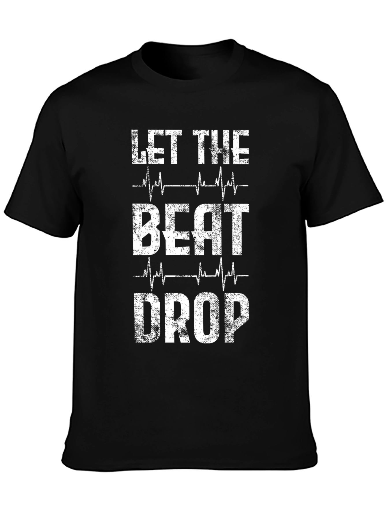 Let The Beat Drop T-Shirt - Black Graphic Tee