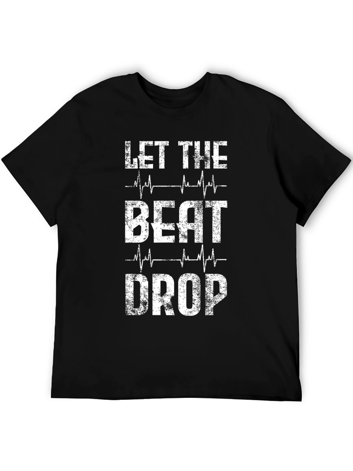 Let The Beat Drop T-Shirt - Black Graphic Tee
