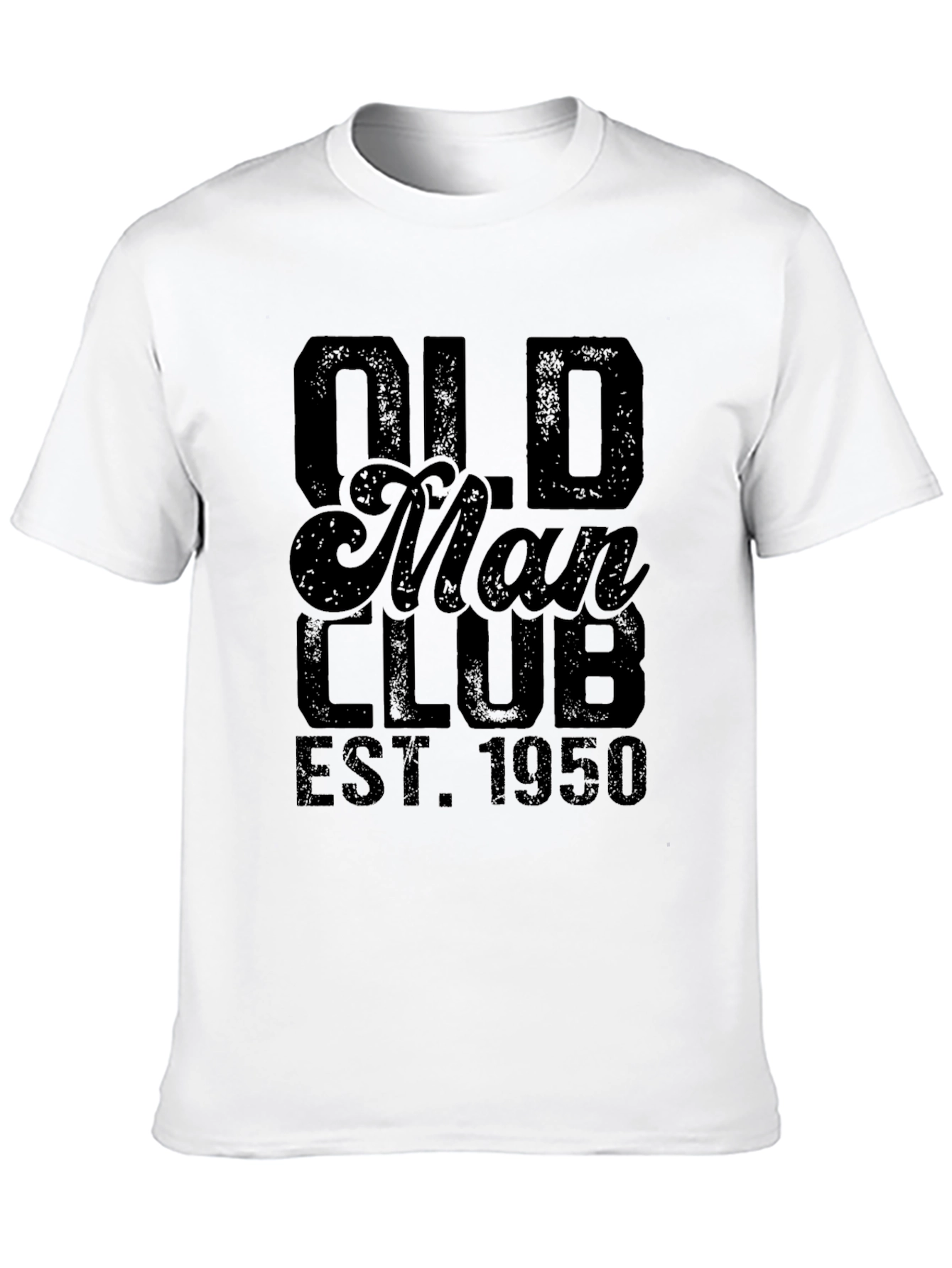 Old Man Club EST 1950 T-Shirt Black Tee