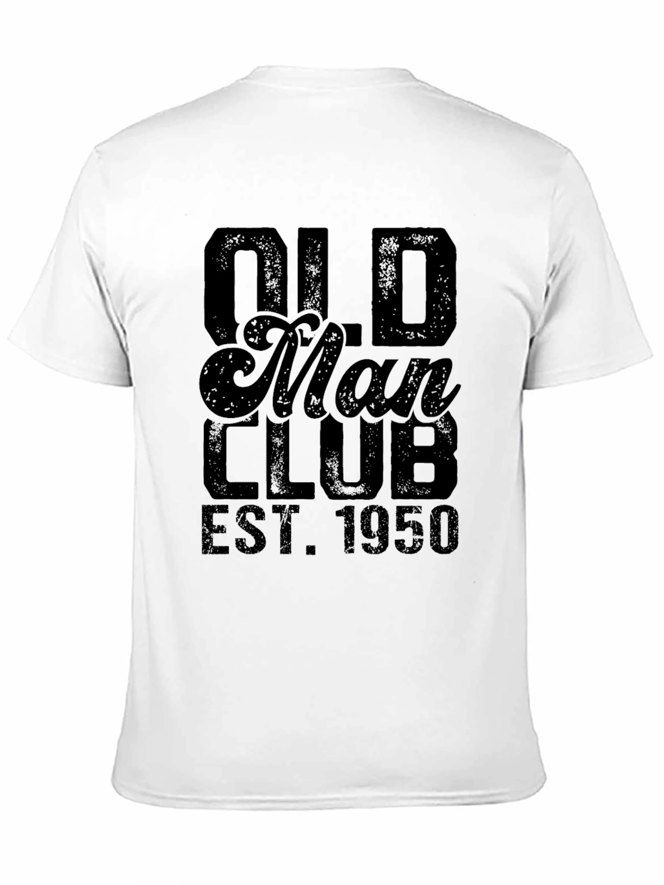 Old Man Club EST 1950 T-Shirt Black Tee