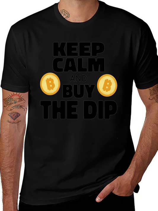 Keep Calm and Buy the Dip Crypto T-Shirt