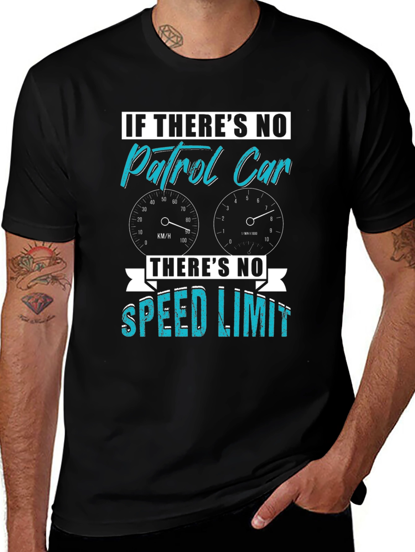 If Theres No Patrol Car Graphic Tee