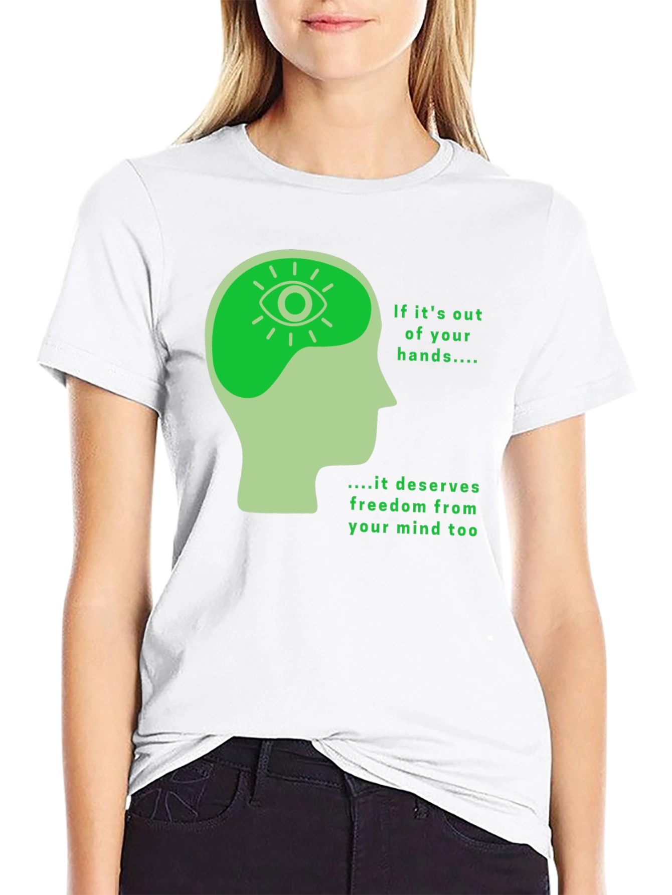 Mind Freedom T-Shirt - Black Graphic Tee