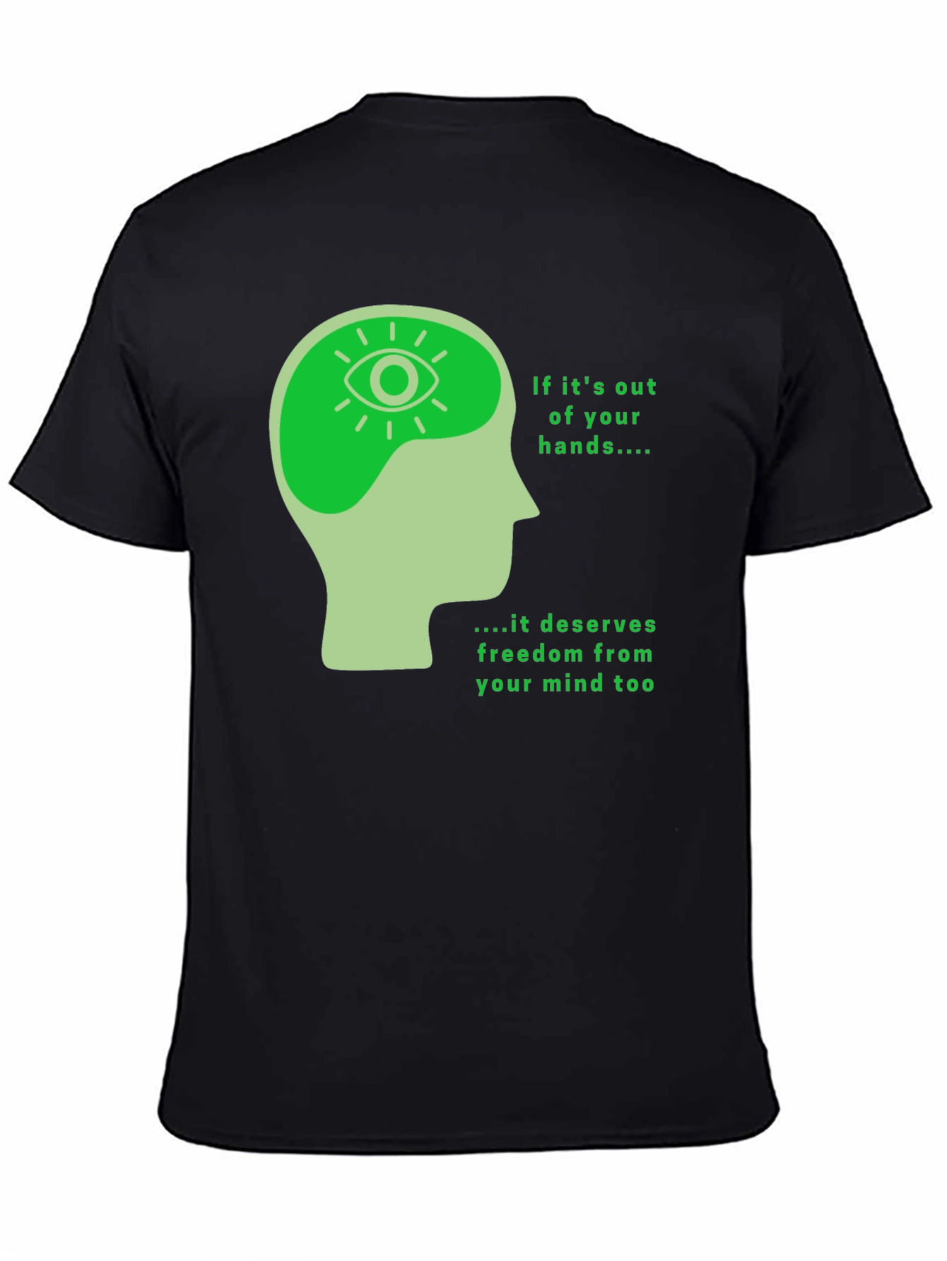 Mind Freedom T-Shirt - Black Graphic Tee