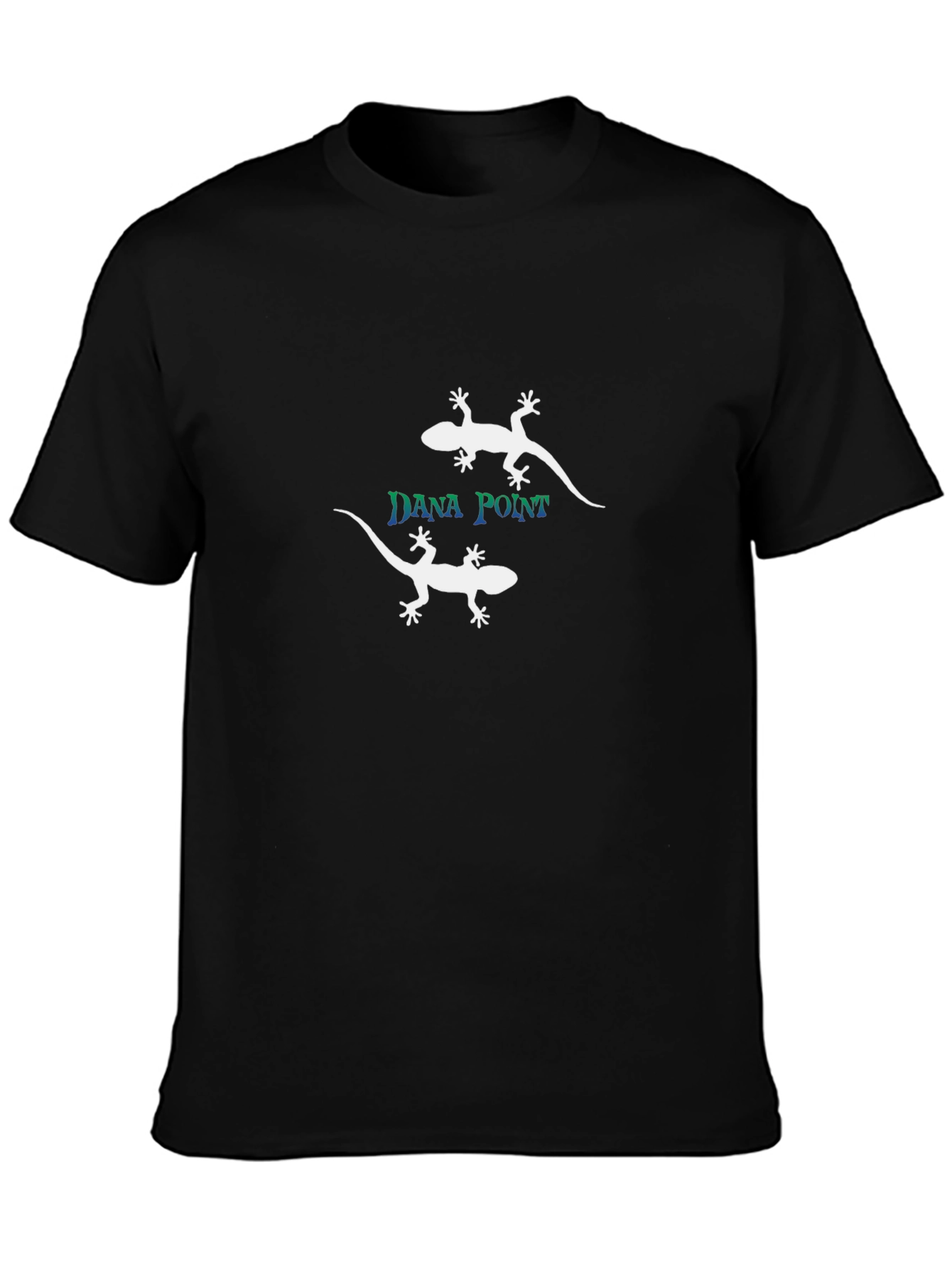 Dana Point Lizard Tee - Black
