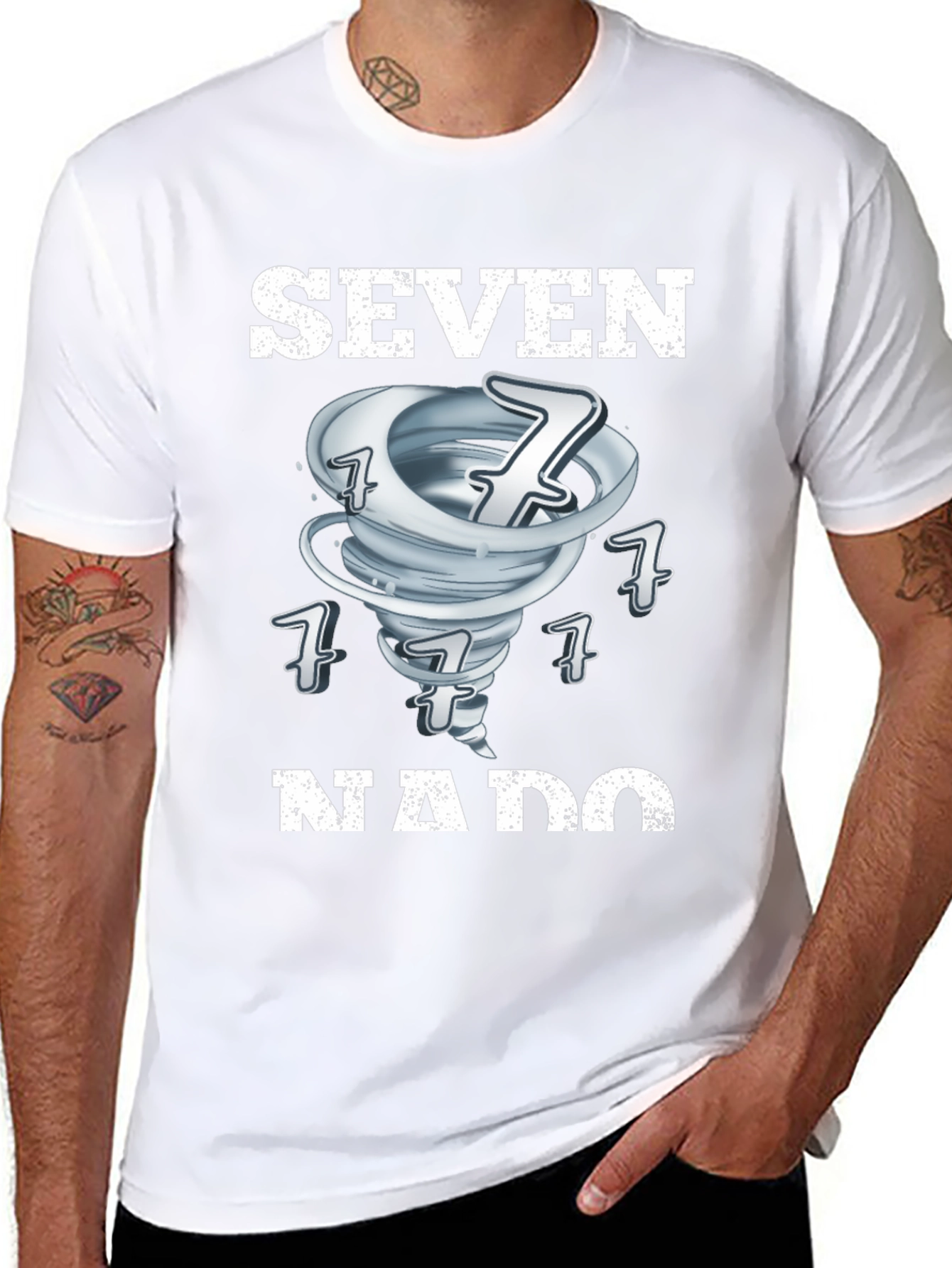 Sevennado Graphic Tee - Tornado Seven Design
