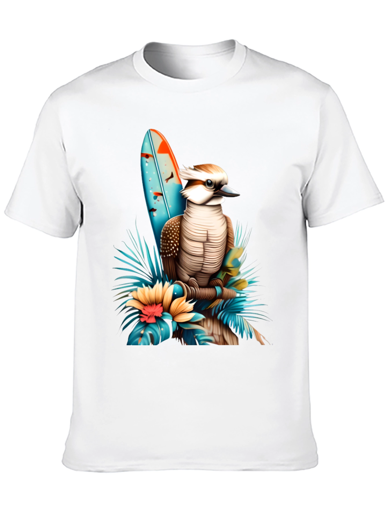 Kookaburra Surfboard Graphic T-Shirt